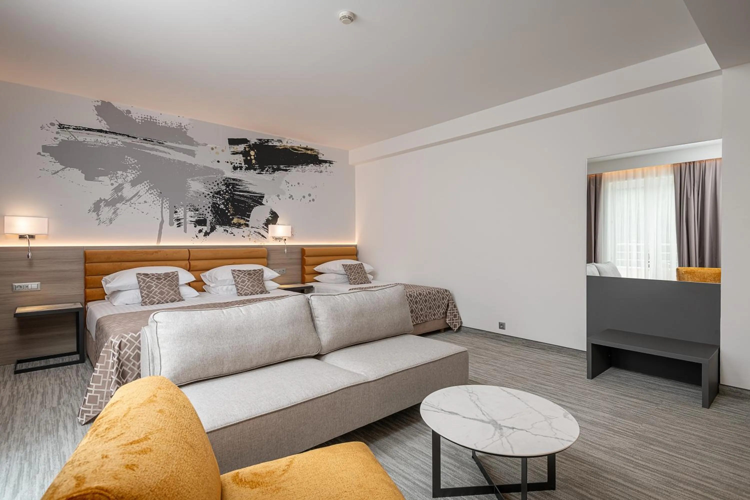 Bedroom, Bed in Hotel Ivka