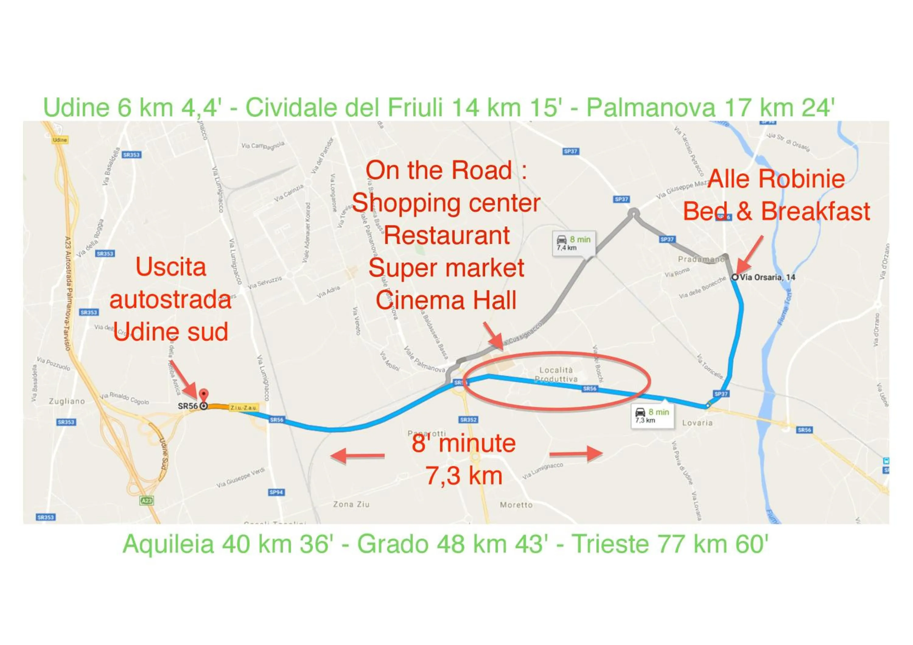 On site in Alle Robinie