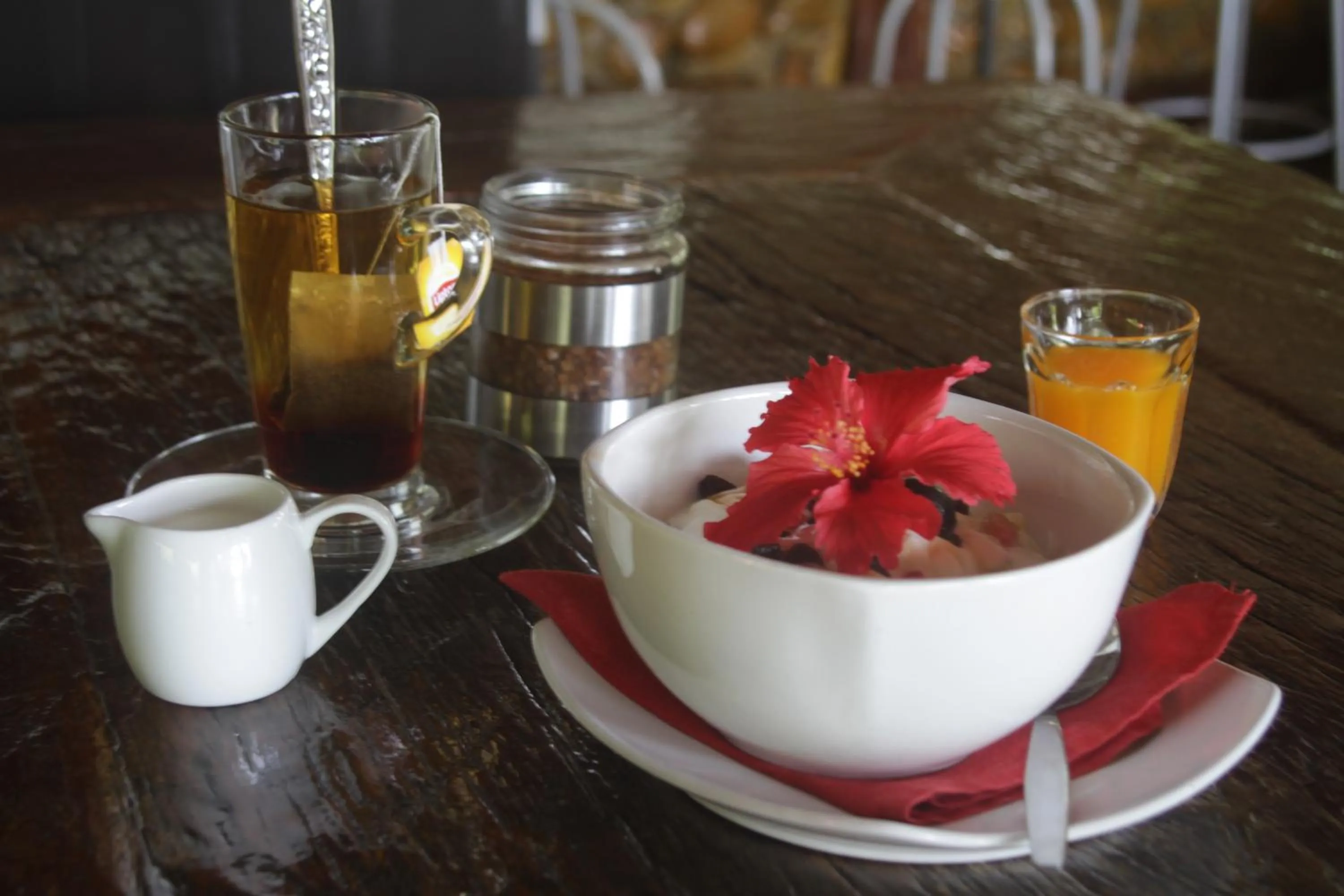 Breakfast in Oon Lee Bungalows