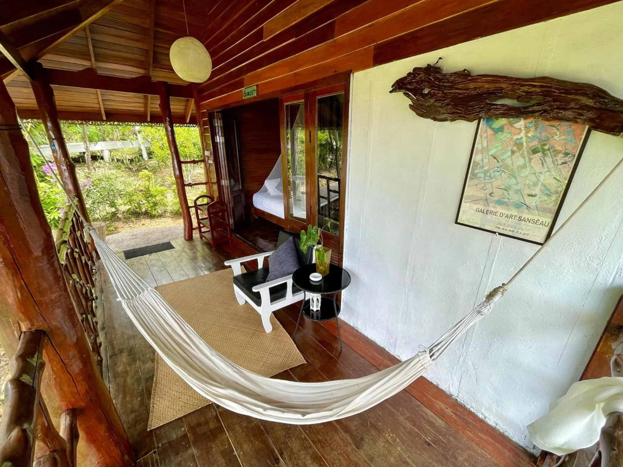 Seating area in Oon Lee Bungalows