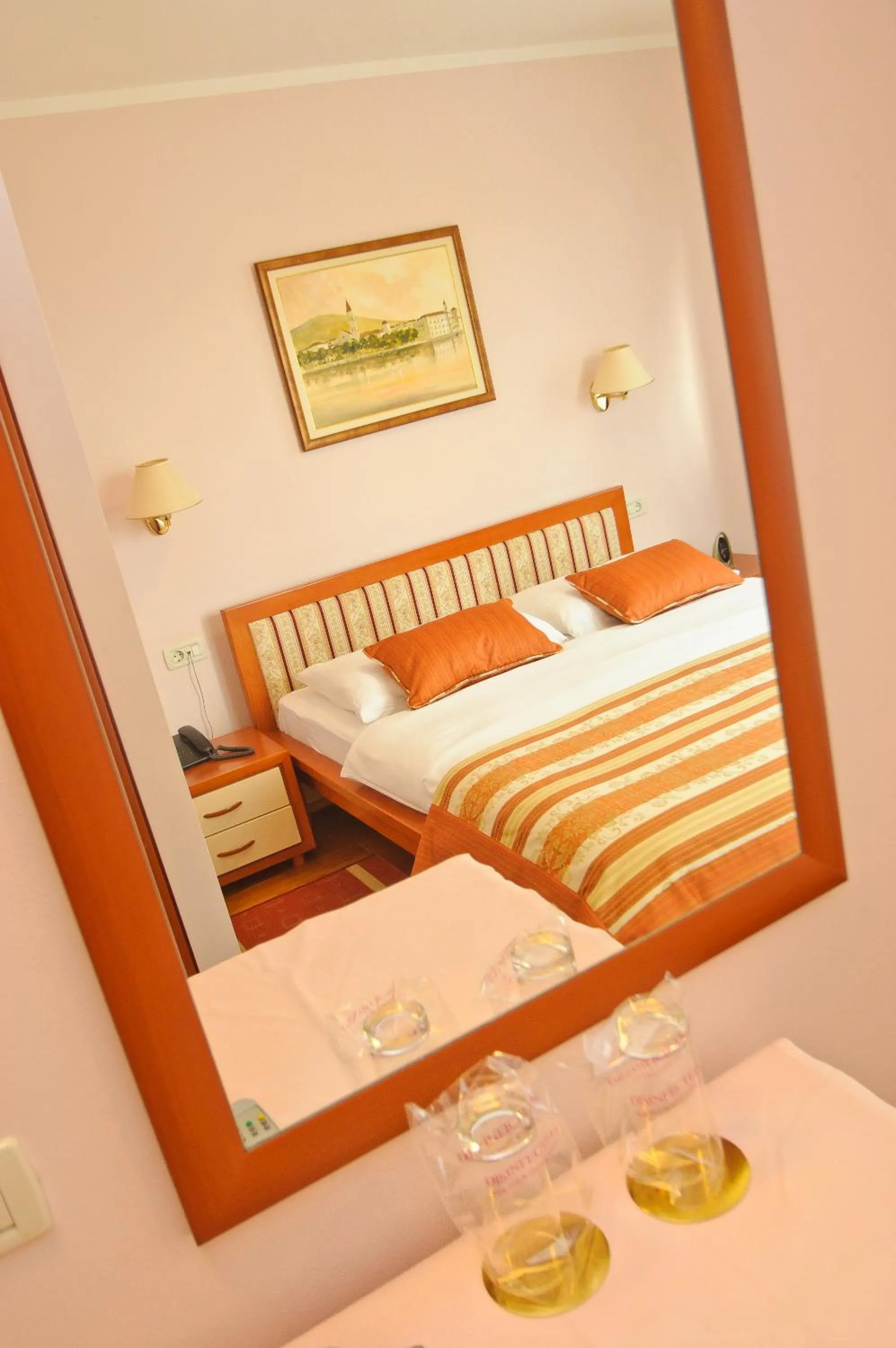 Decorative detail, Bed in Hotel Trogir