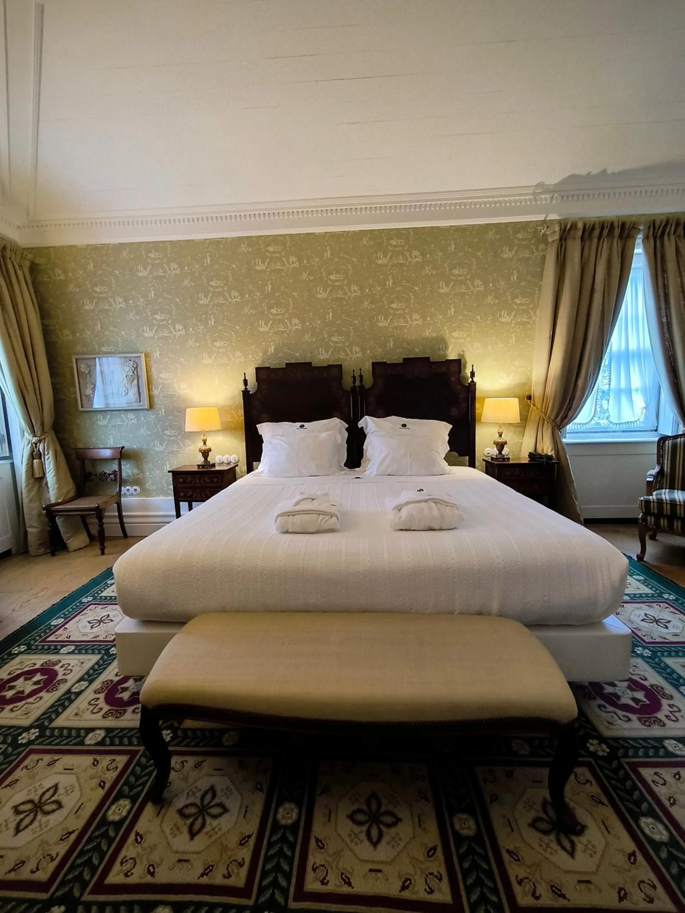 Bed in Hotel Paço de Vitorino