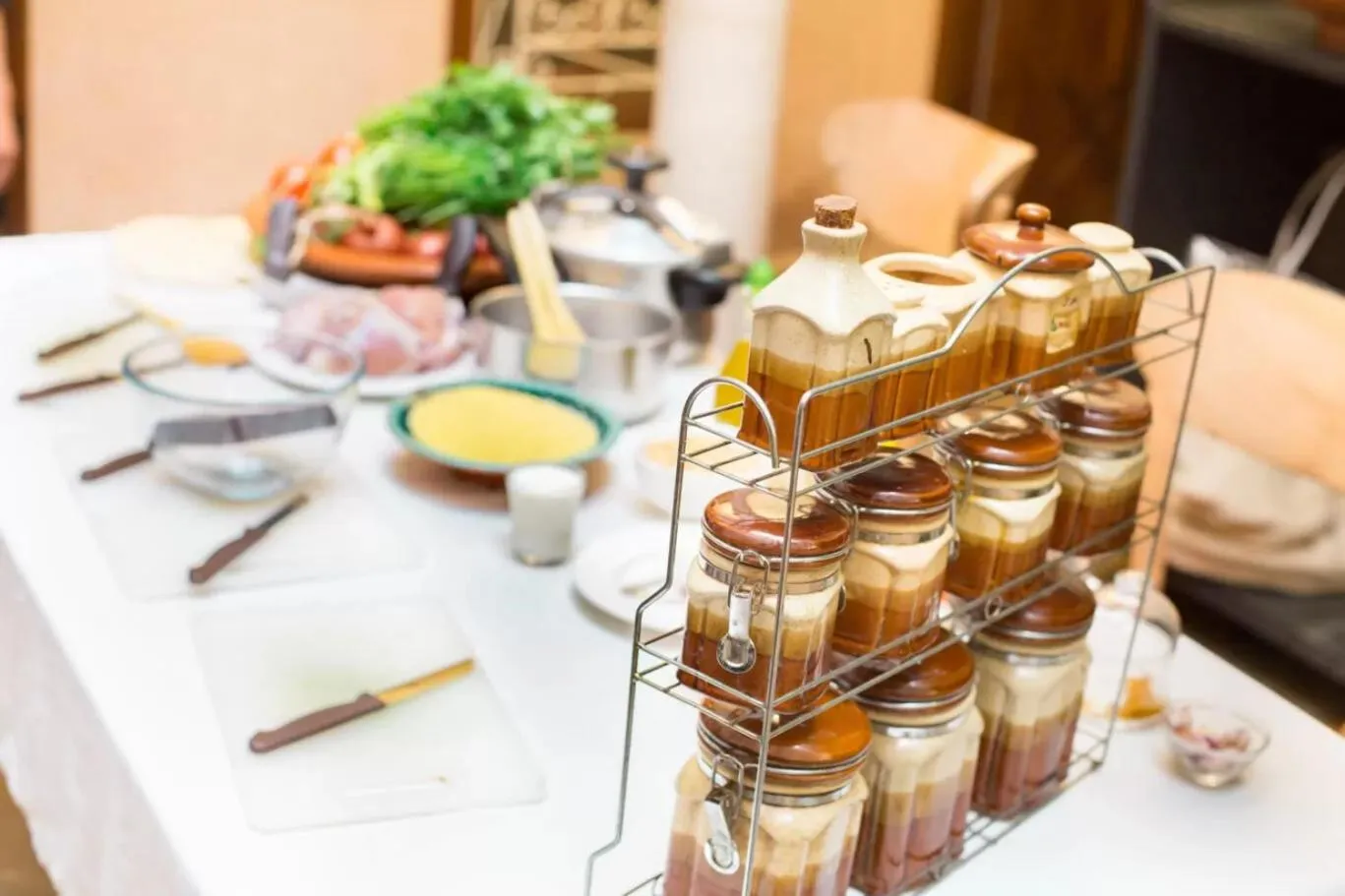 Restaurant/places to eat in Palais Nazha Fes - Luxury Lodging