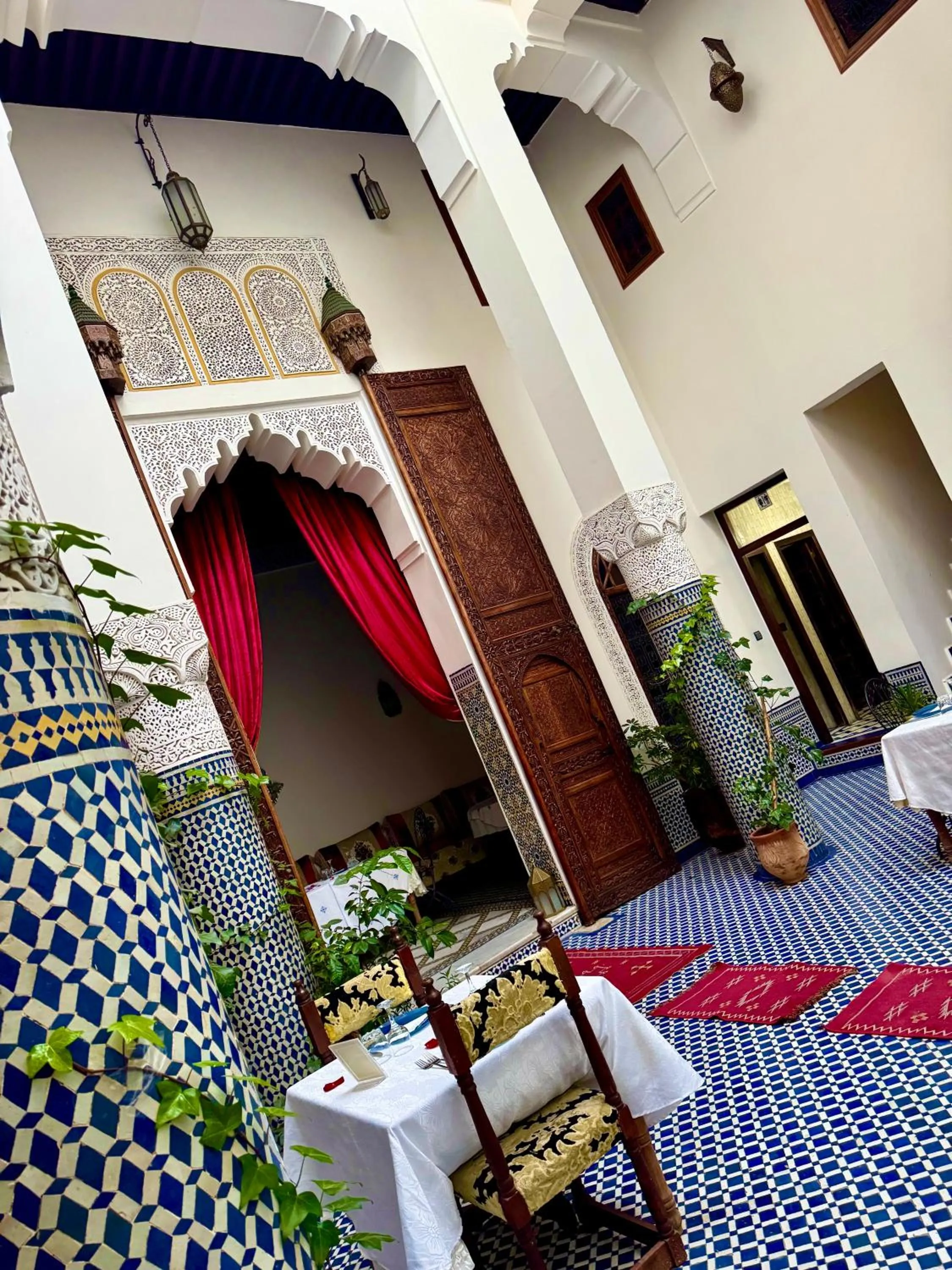 Lobby or reception in Palais Nazha Fes - Luxury Lodging