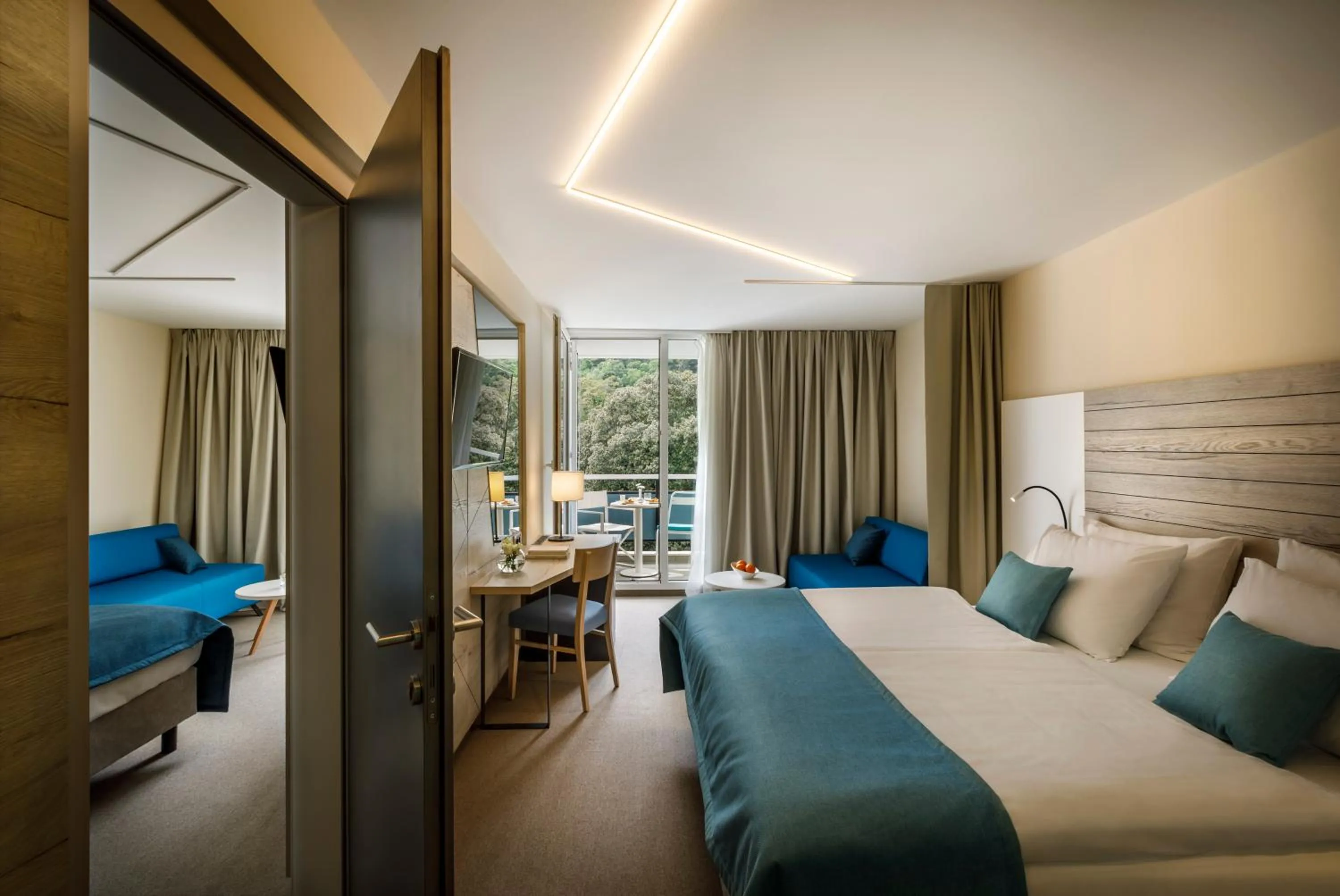 Balcony/Terrace, Bed in Hotel Marina - by Liburnia Hotels & Villas