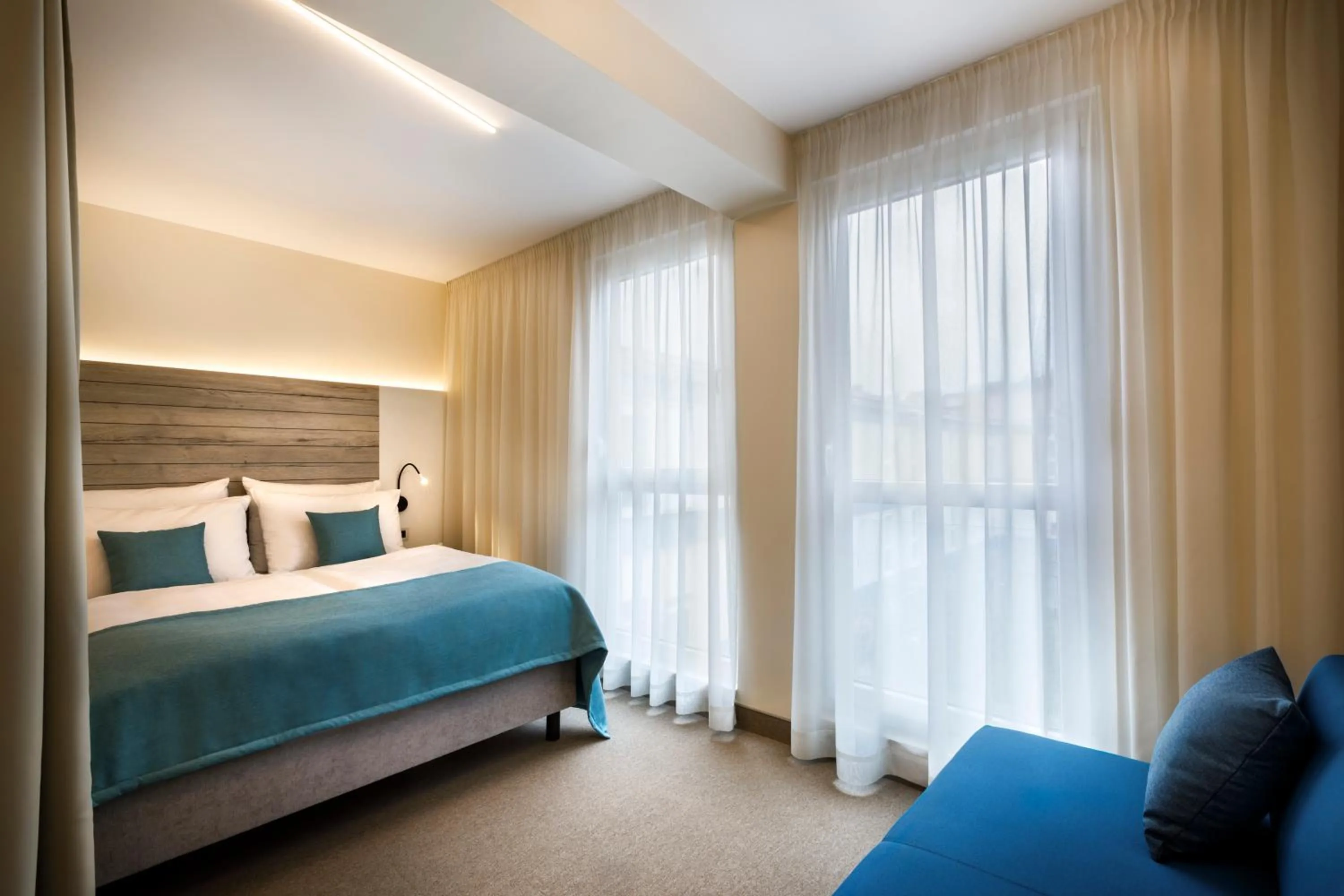 Bedroom, Bed in Hotel Marina - by Liburnia Hotels & Villas