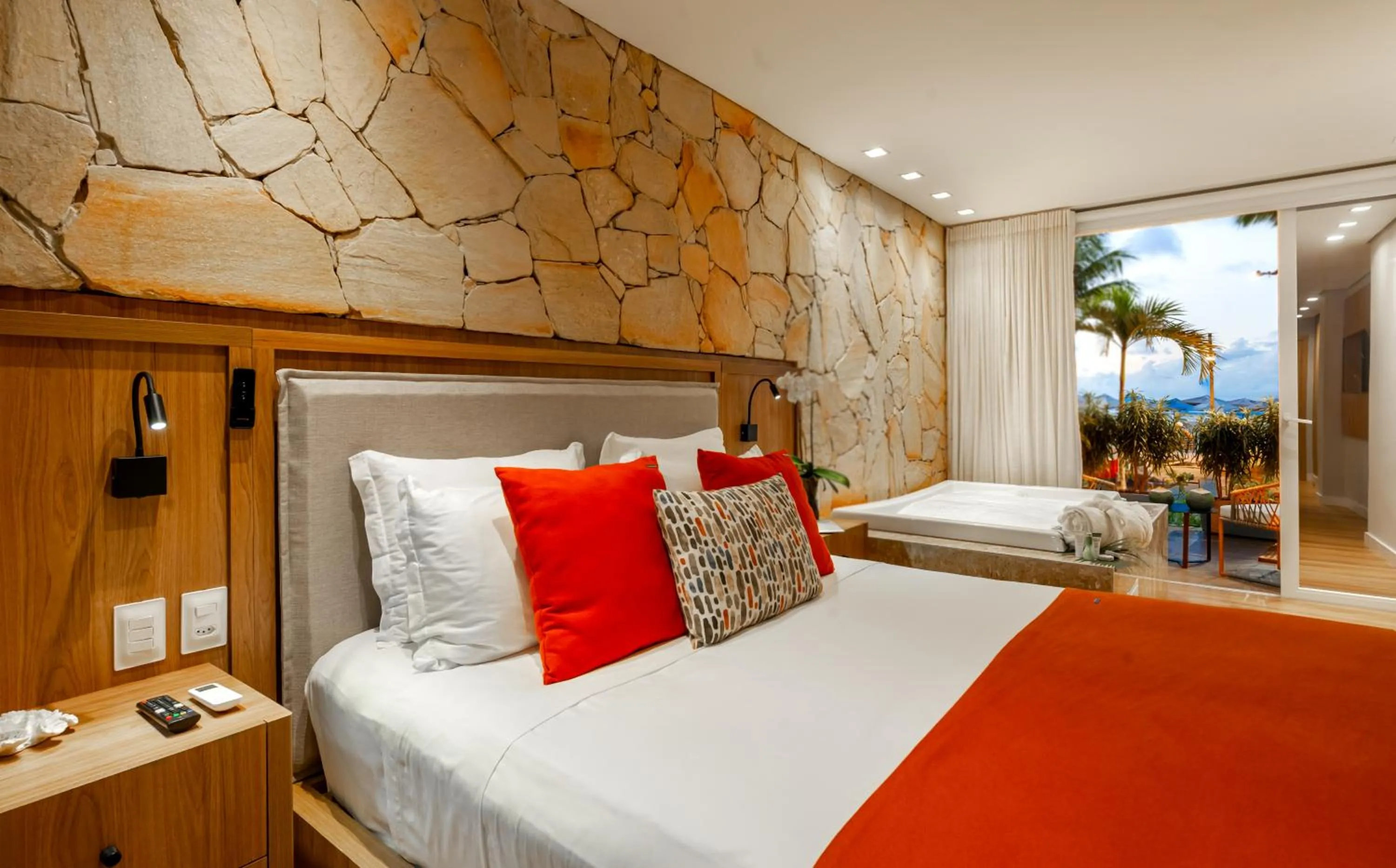 Photo of the whole room, Bed in Pousada Bahia Tambor