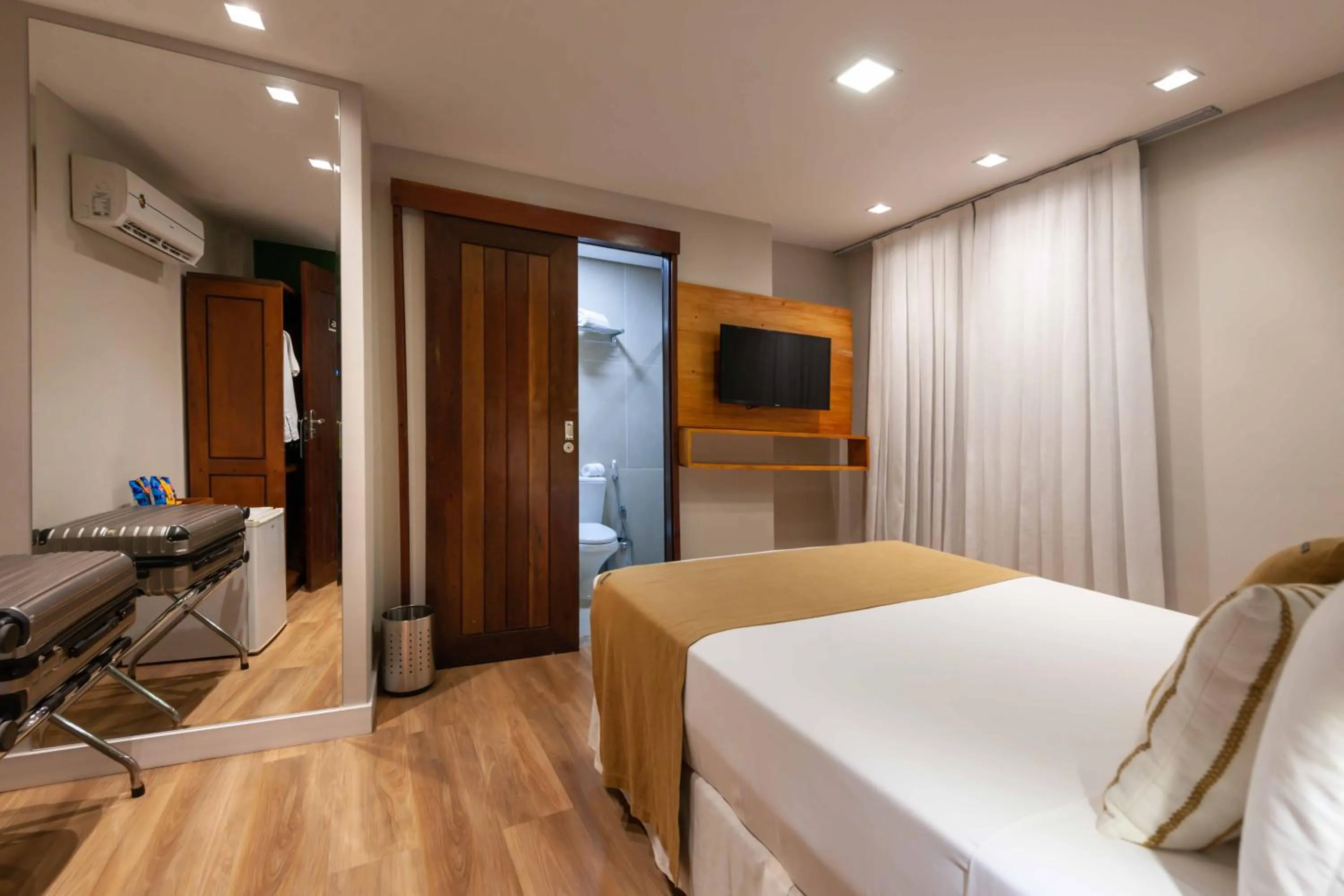 Bedroom, Bed in Pousada Bahia Tambor