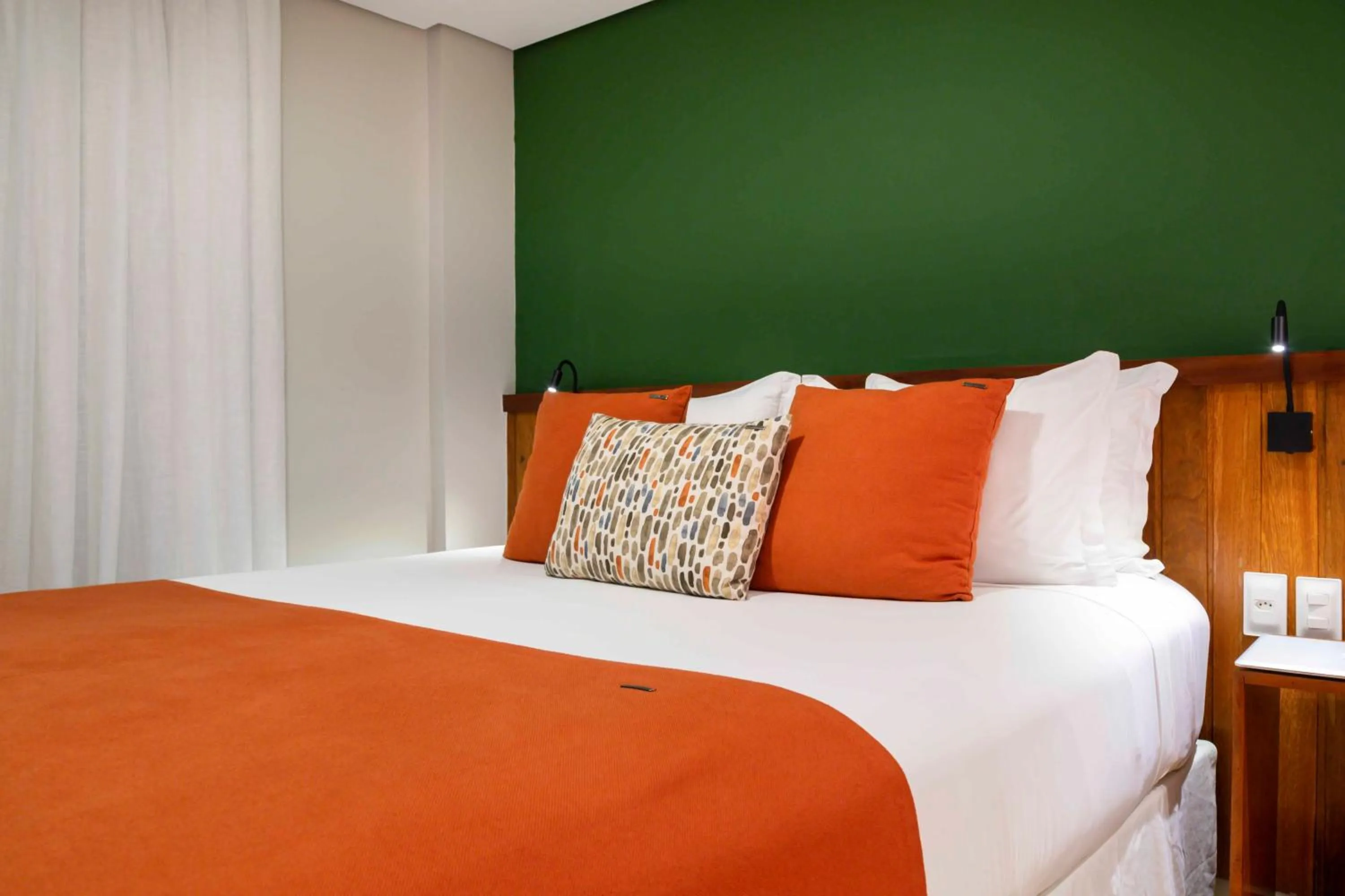 Bed in Pousada Bahia Tambor