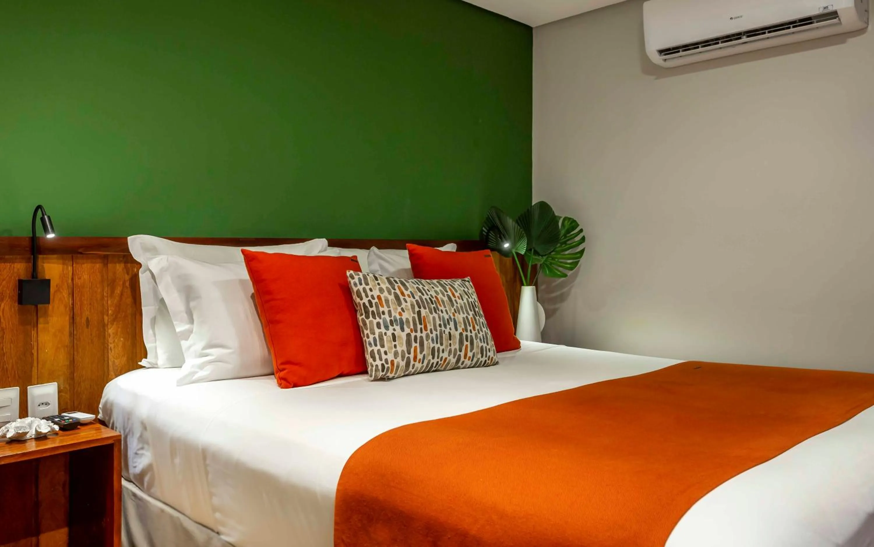 Bed in Pousada Bahia Tambor