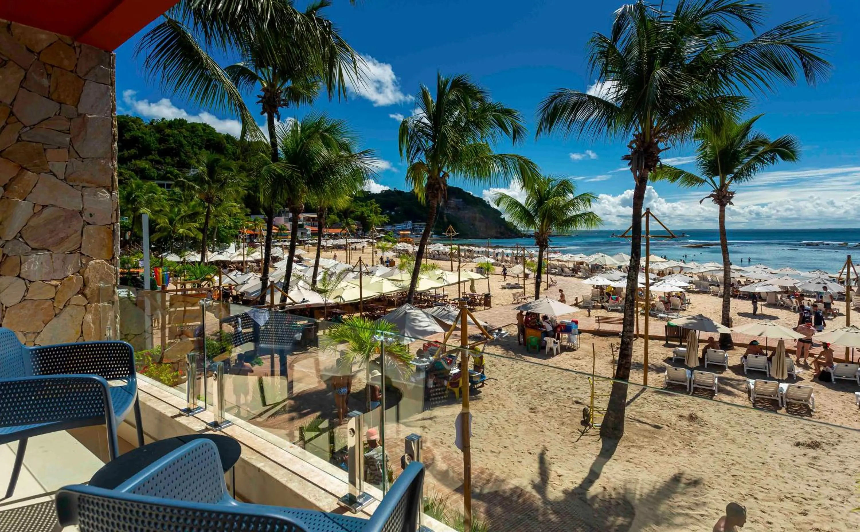 Sea view in Pousada Bahia Tambor