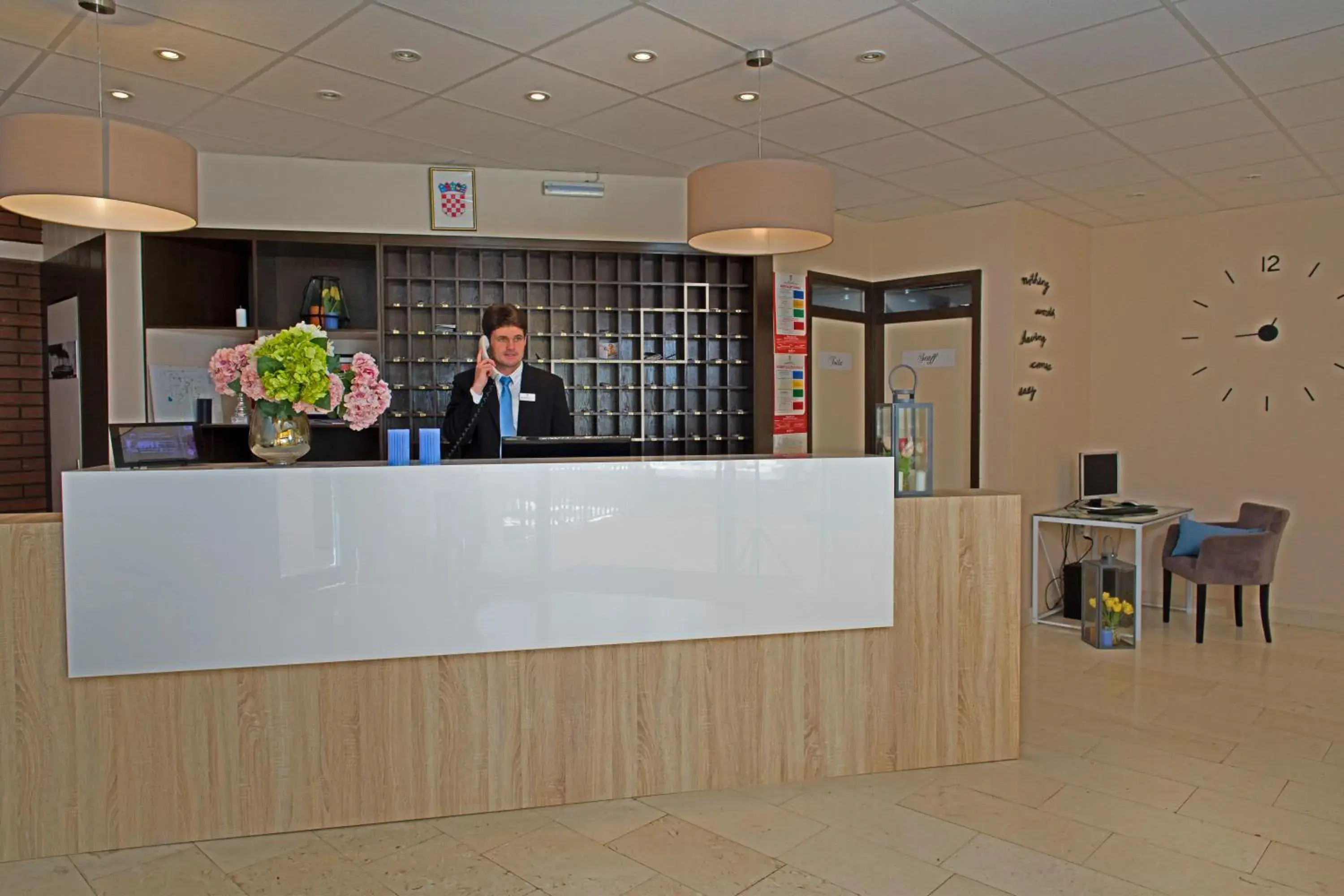 Lobby or reception in Hotel Faraon Lobby or reception in Hotel Faraon