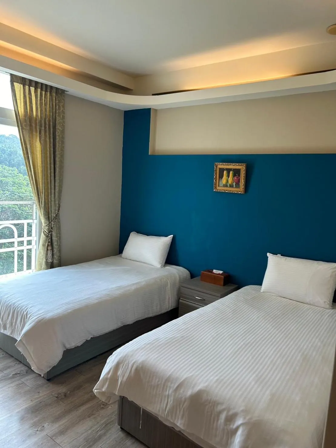 Bed in Empire Pacific Hotel龍潭科學園區 六福村 幼獅工業園區 長租旅居