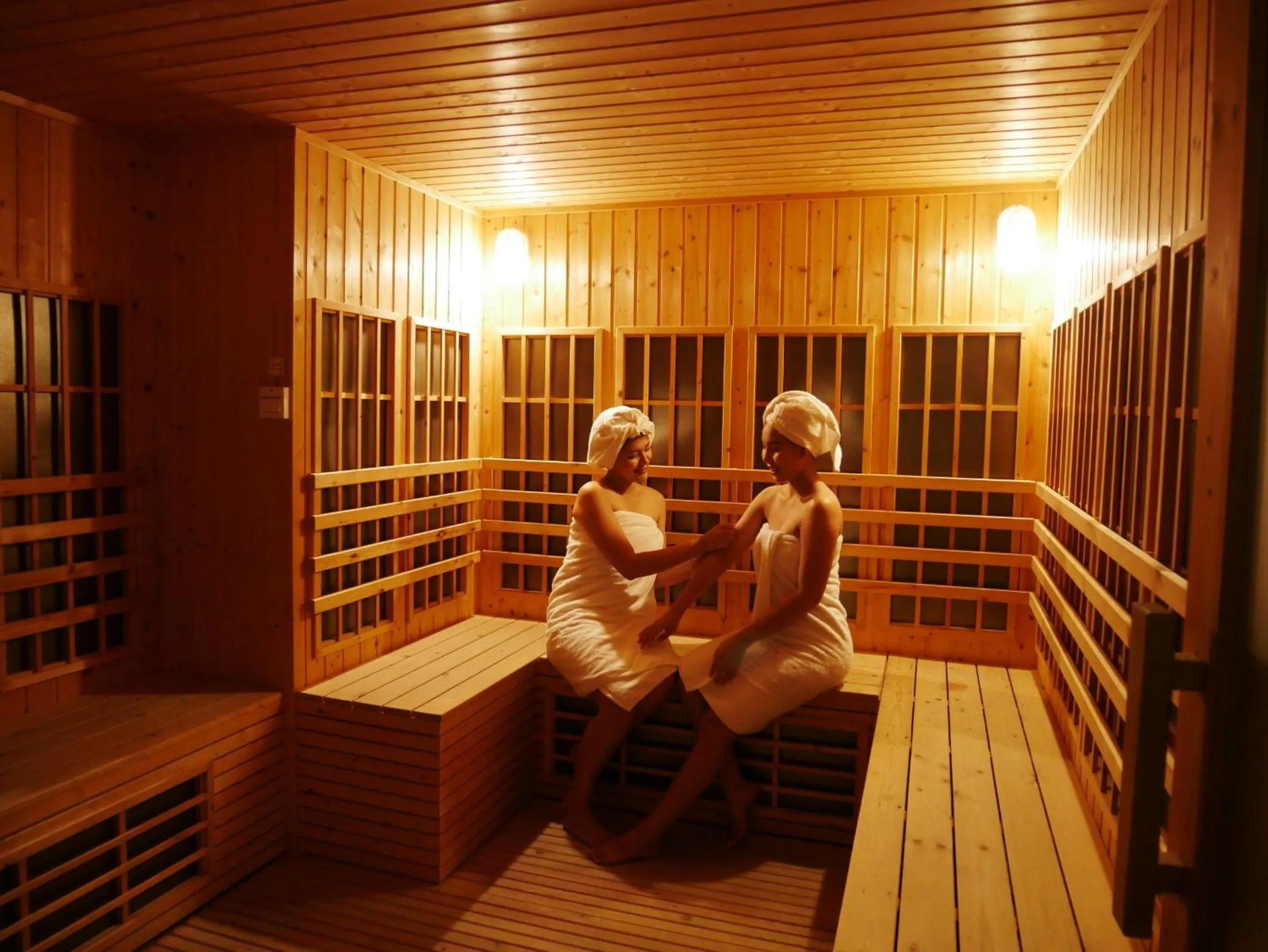 Sauna in Sonrisa Srirachaที่พักติดทะเล