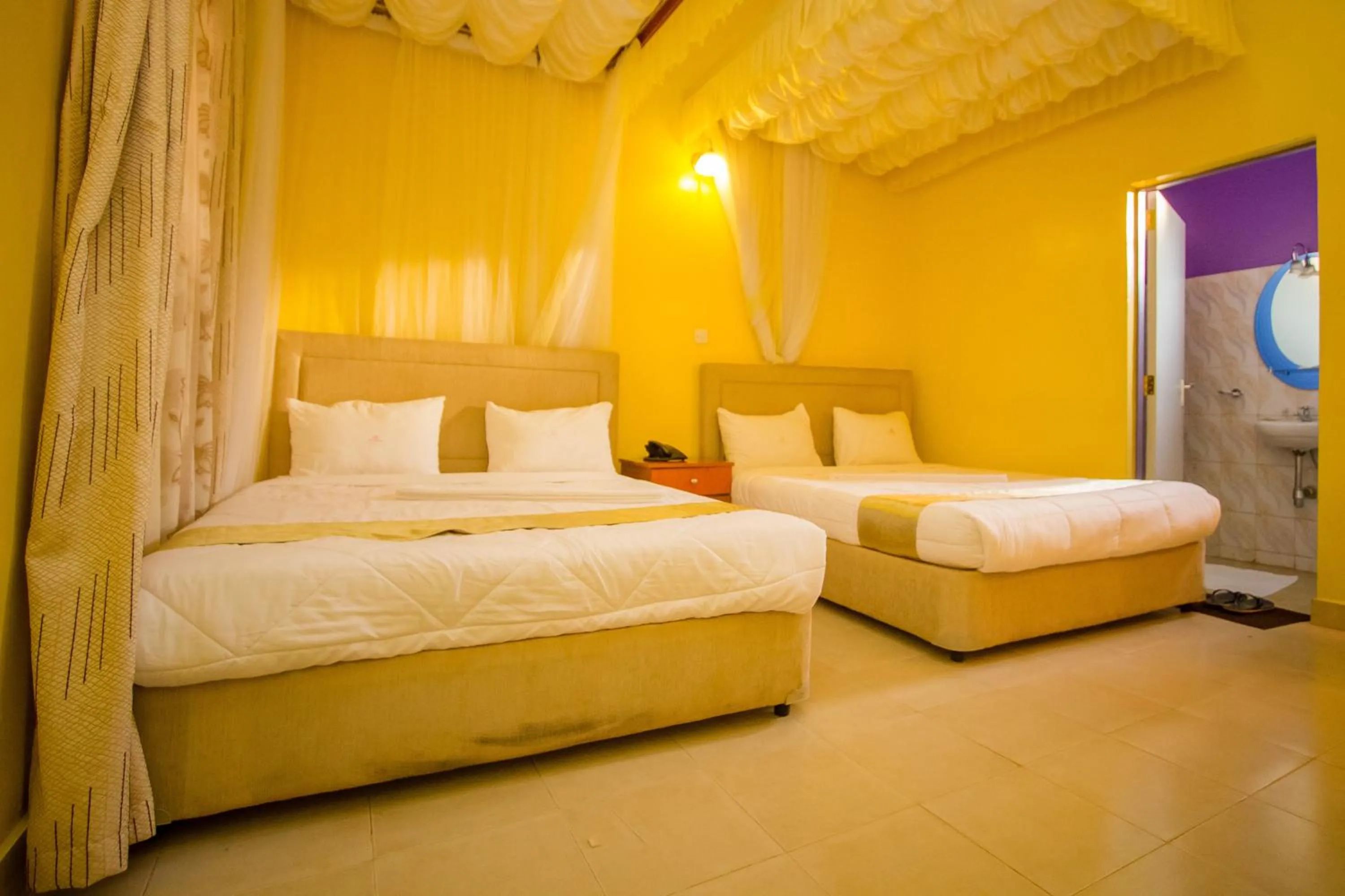 Bed in Hotel Nyakoe Kisii