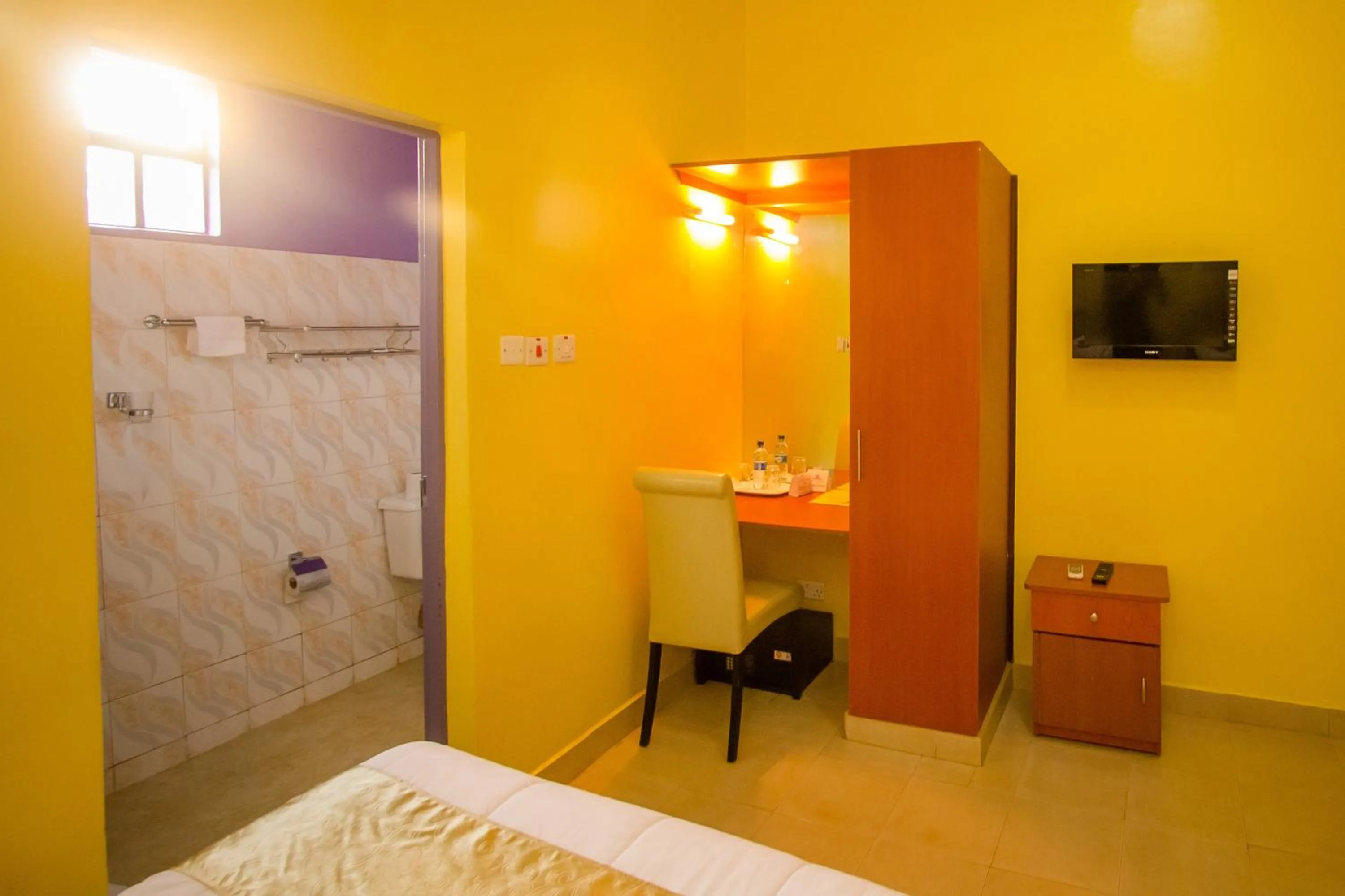 Bed in Hotel Nyakoe Kisii