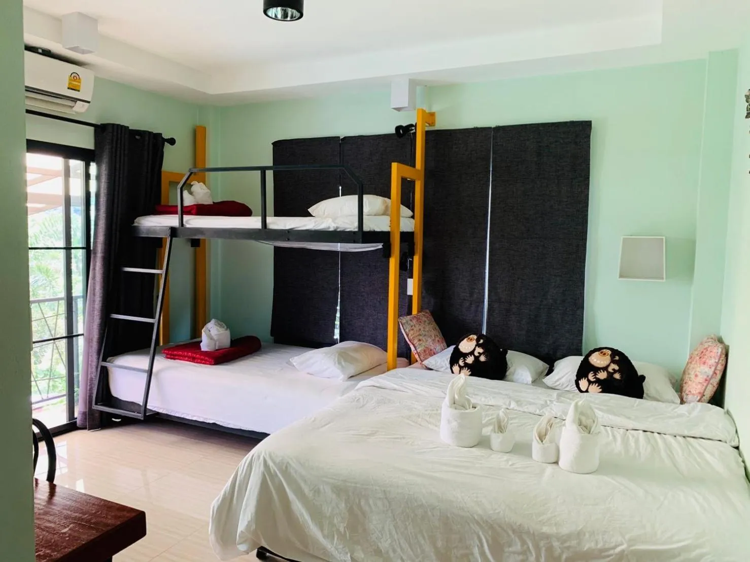 Bed in Na Na Doo Homestay