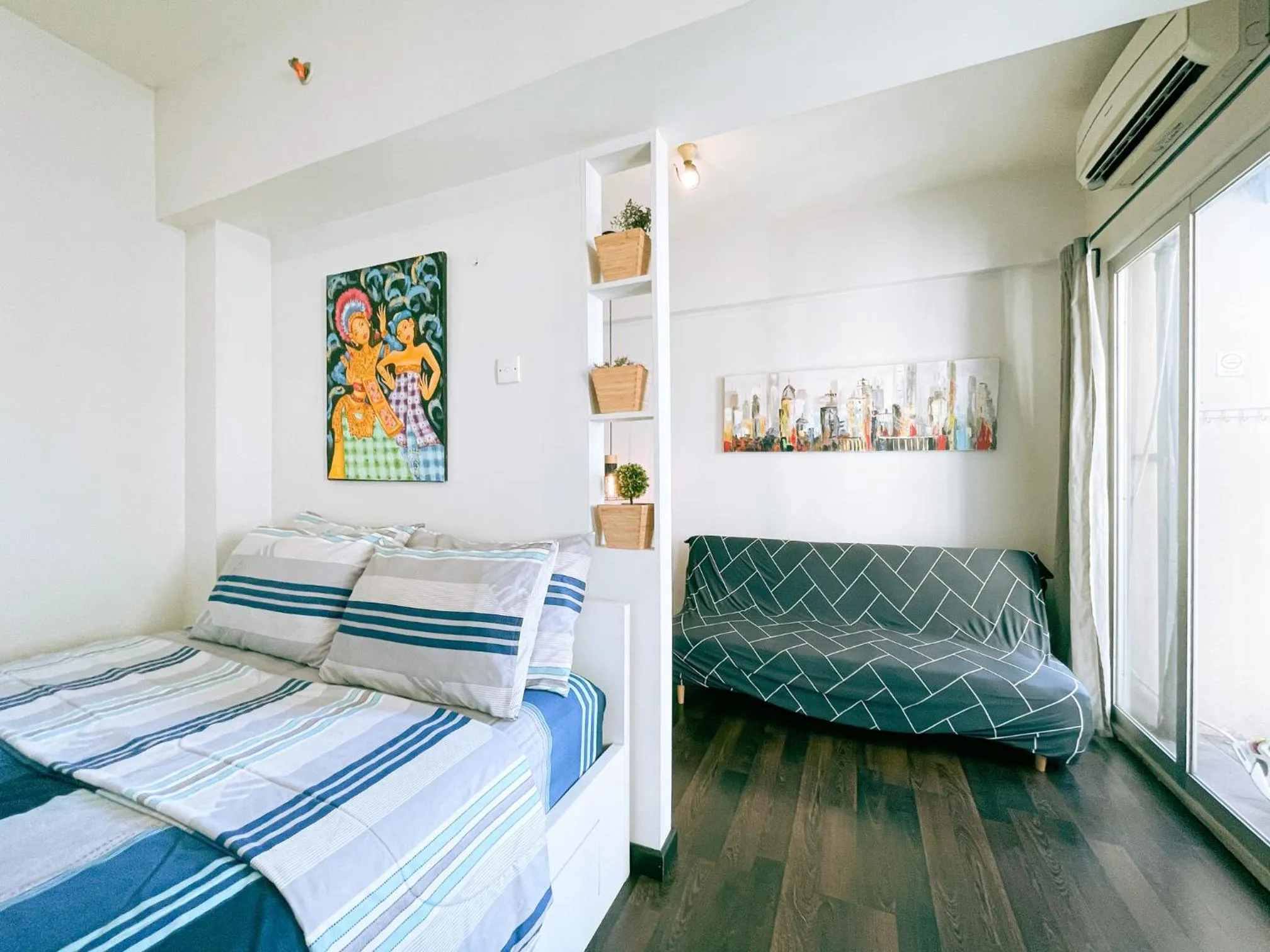 Bed in The Satu Stay - Apartemen SGV