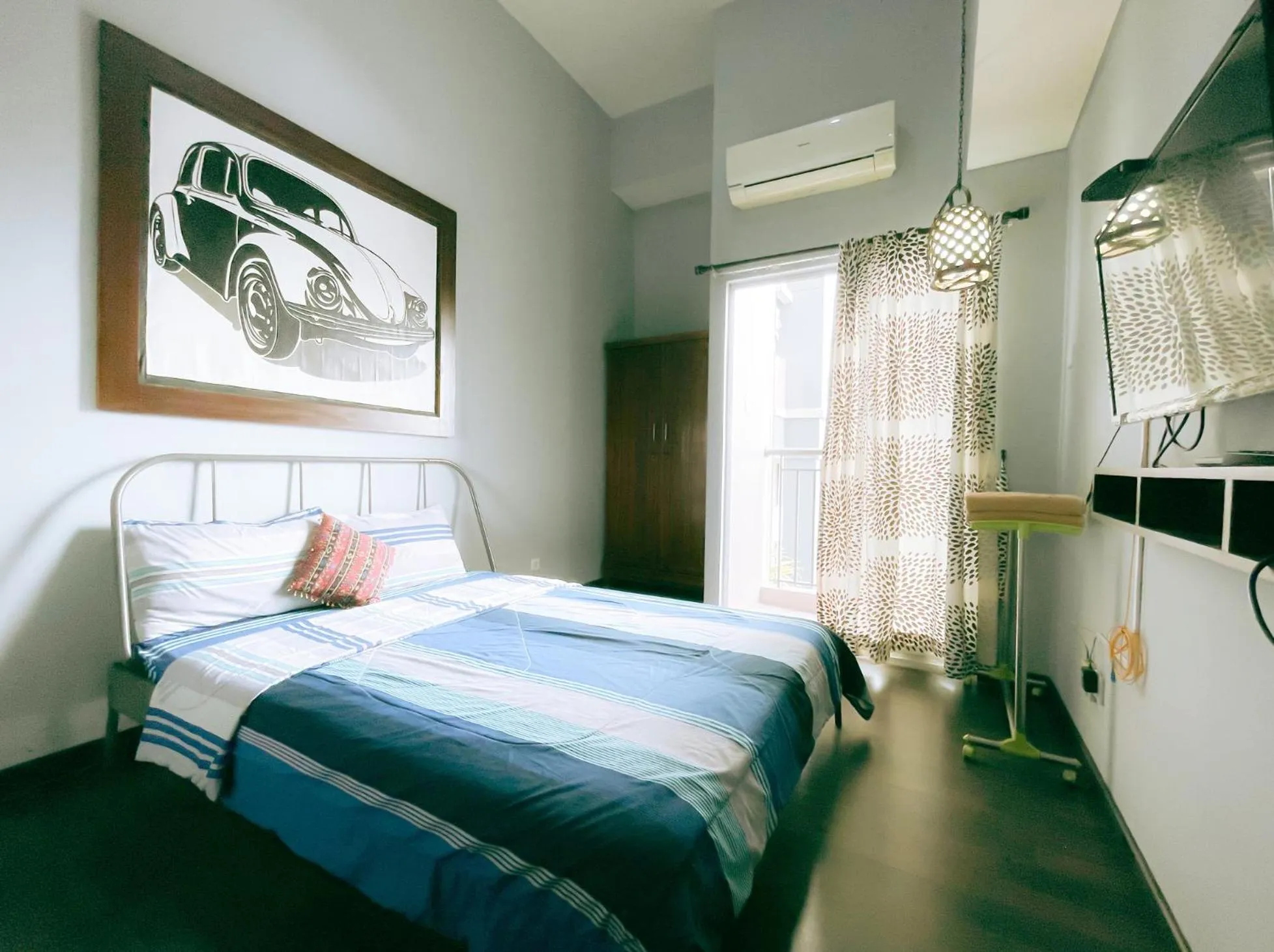 Bedroom, Bed in The Satu Stay - Apartemen SGV