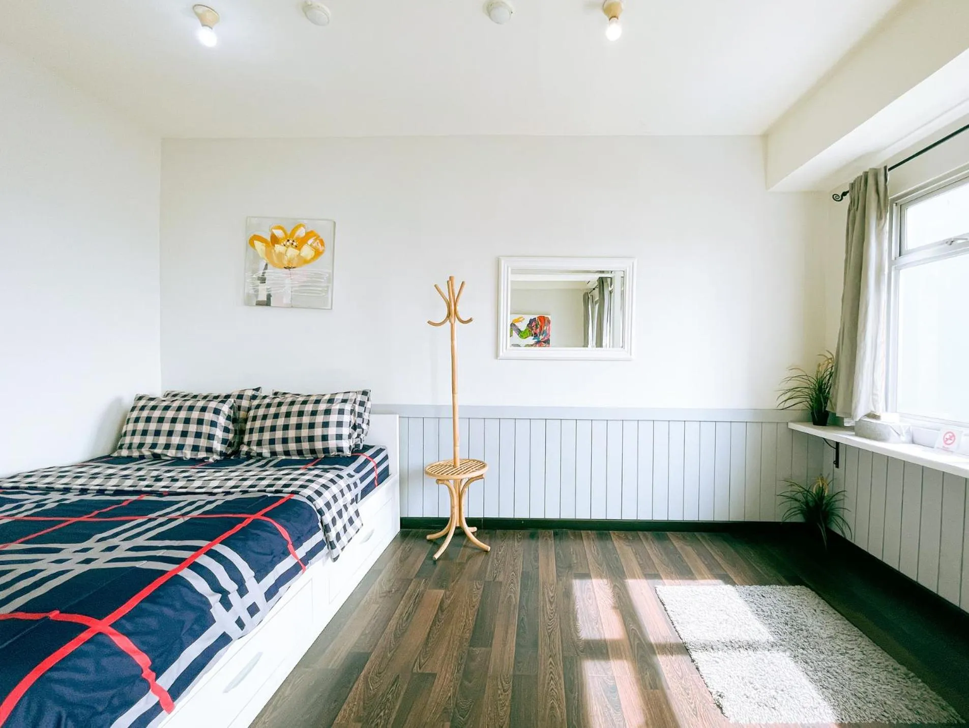 Bedroom, Bed in The Satu Stay - Apartemen SGV