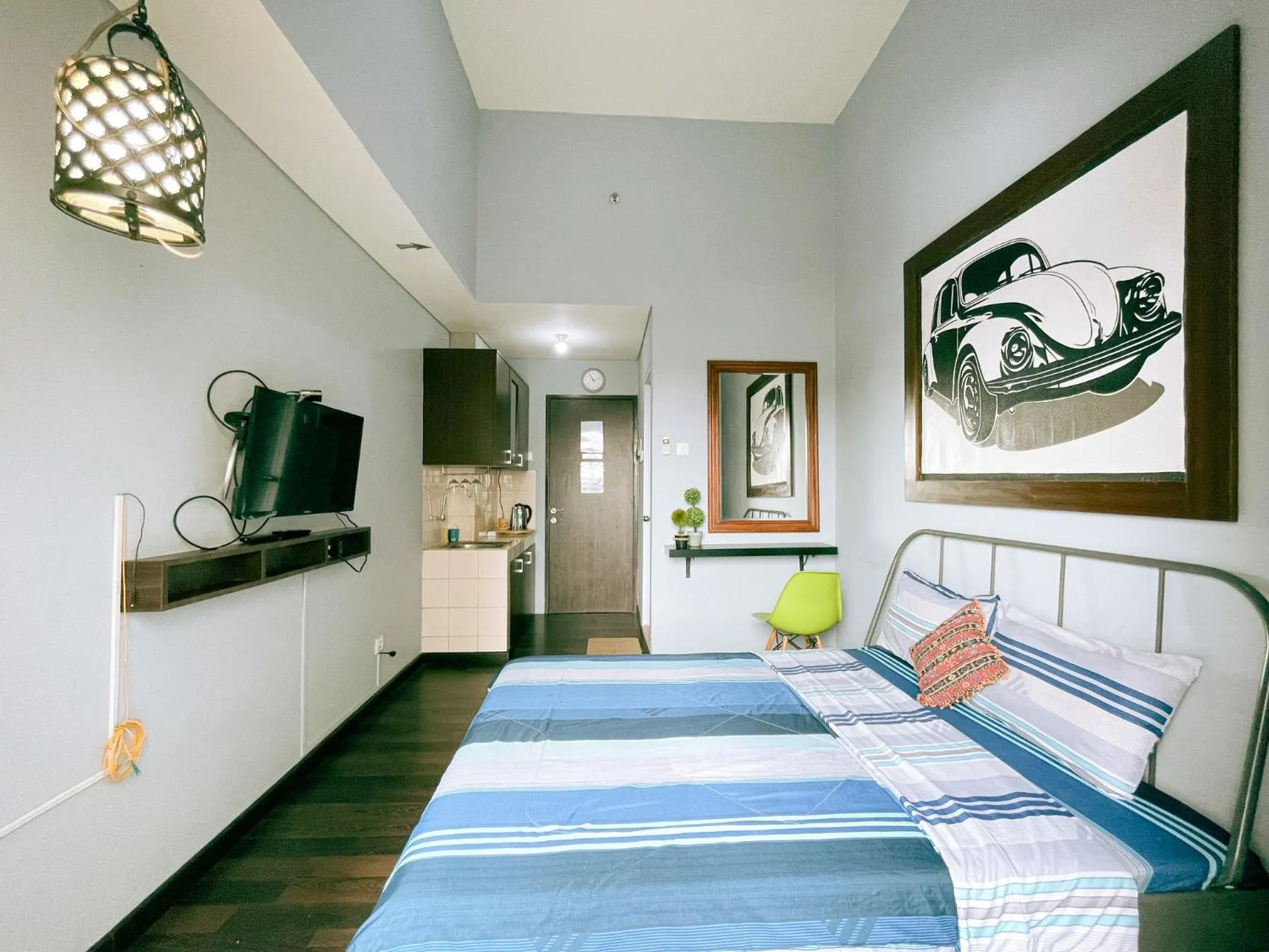 Bed in The Satu Stay - Apartemen SGV