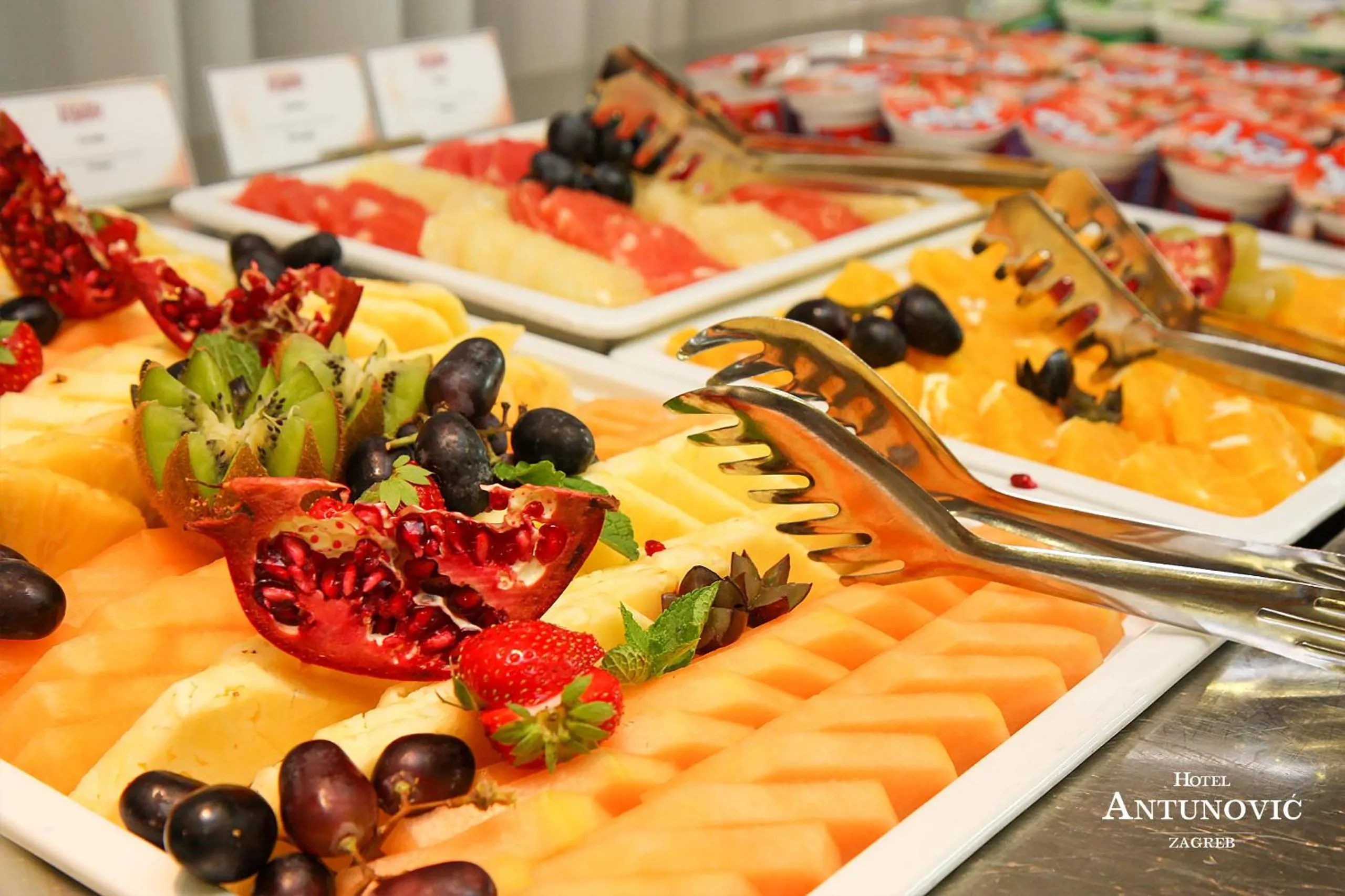 Continental breakfast in Hotel Antunovic Zagreb