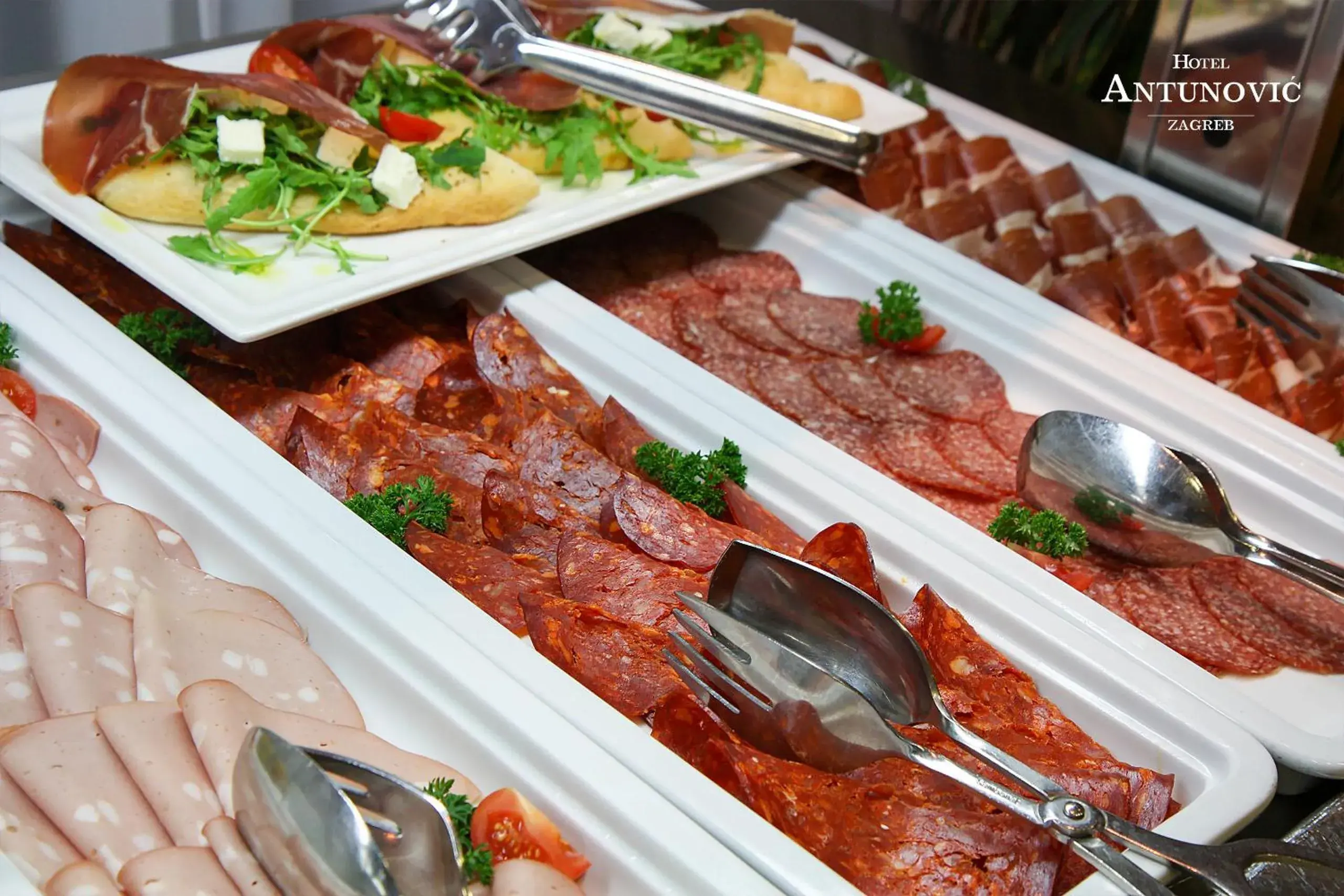 Continental breakfast in Hotel Antunovic Zagreb Continental breakfast in Hotel Antunovic Zagreb