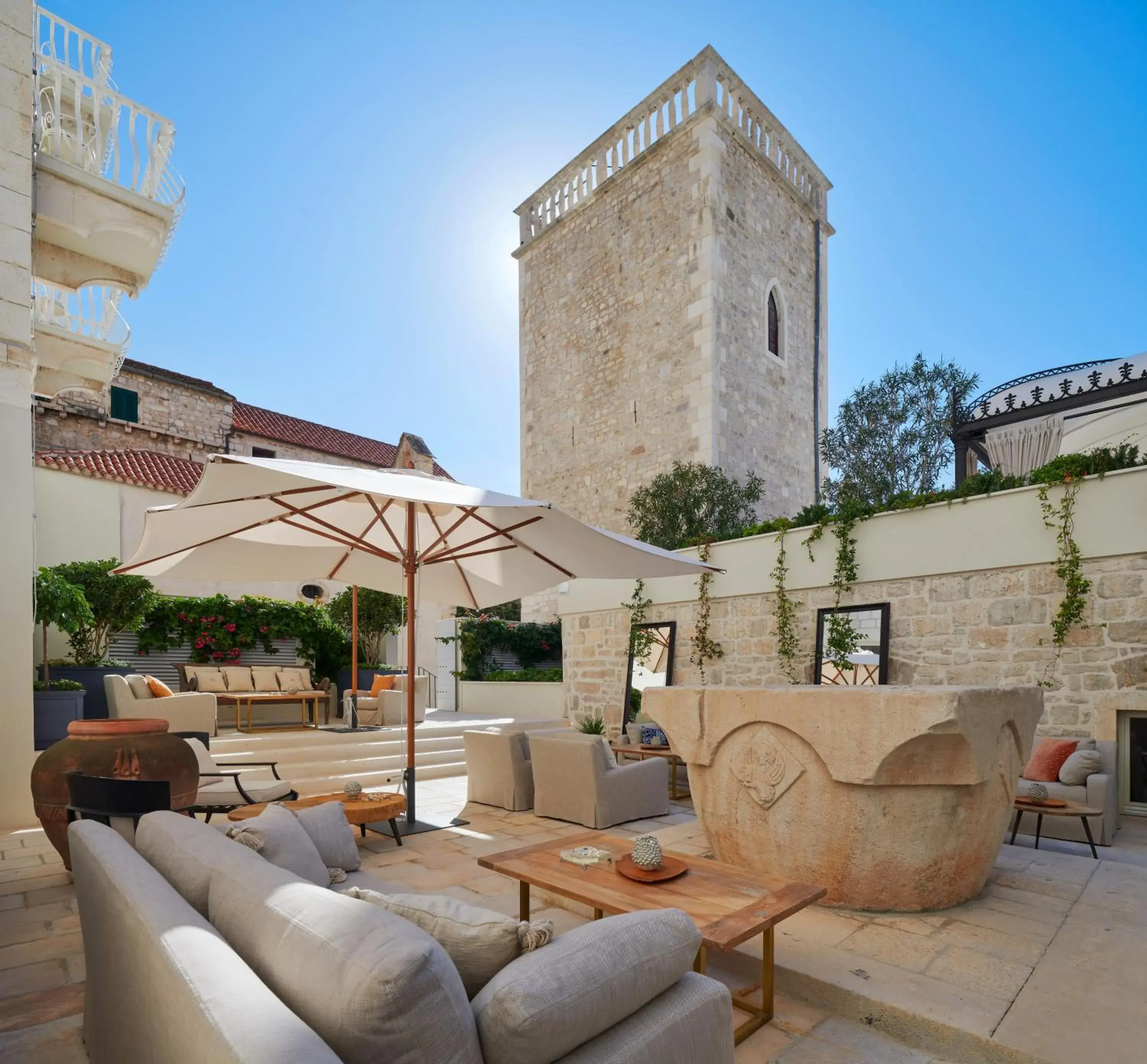 Lounge or bar in Palace Elisabeth Hvar Hotel - The Leading Hotels of the World Lounge or bar in Palace Elisabeth Hvar Hotel - The Leading Hotels of the World