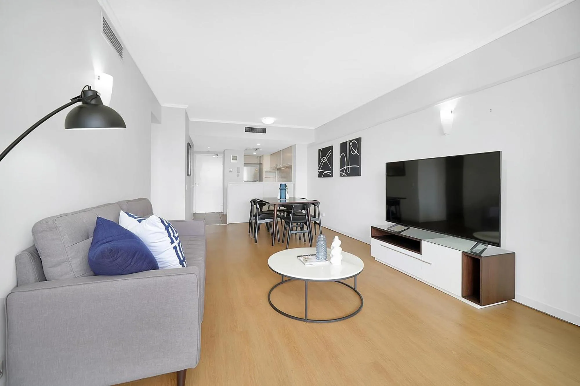 Living room in Trilogy Residences Brisbane