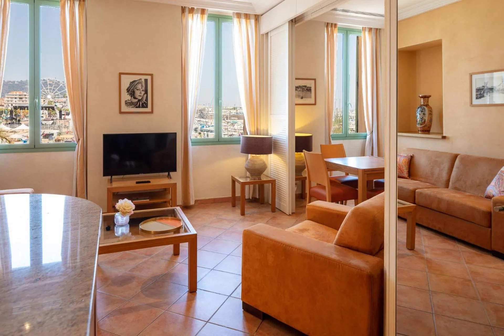 Living room in Résidences Cresci