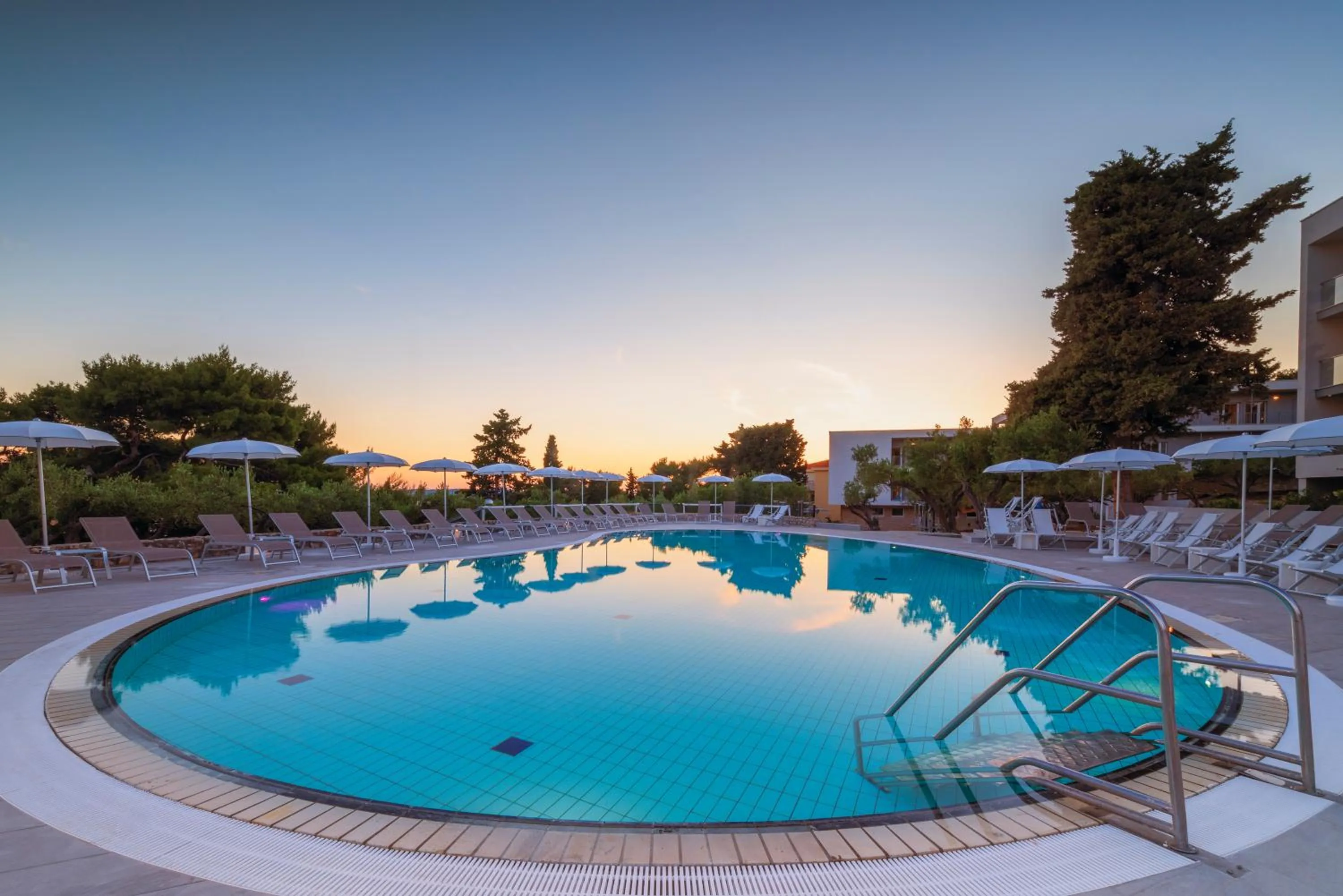 Swimming pool in Pharos Hvar Bayhill Hotel