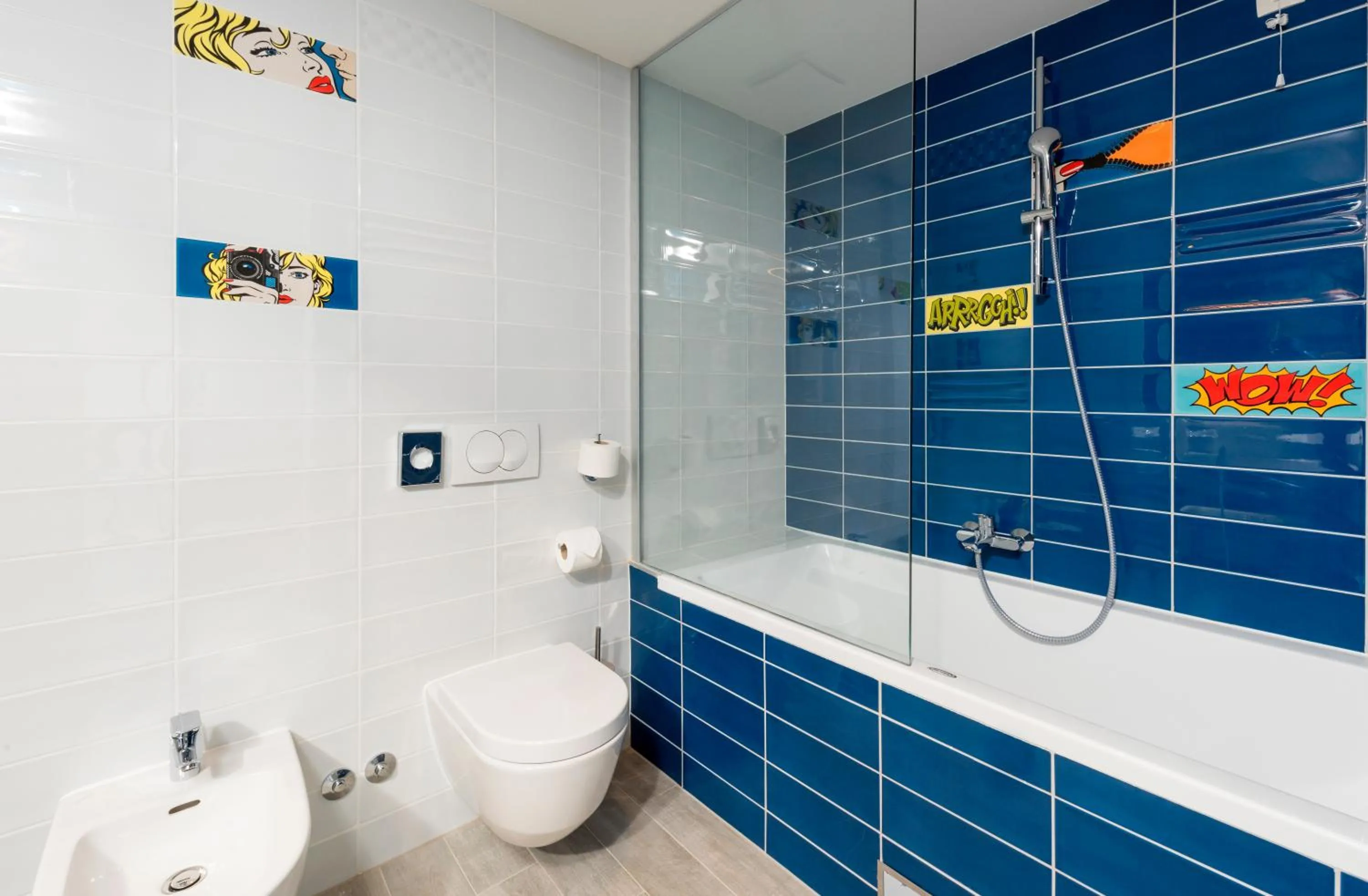 Shower in Pharos Hvar Bayhill Hotel