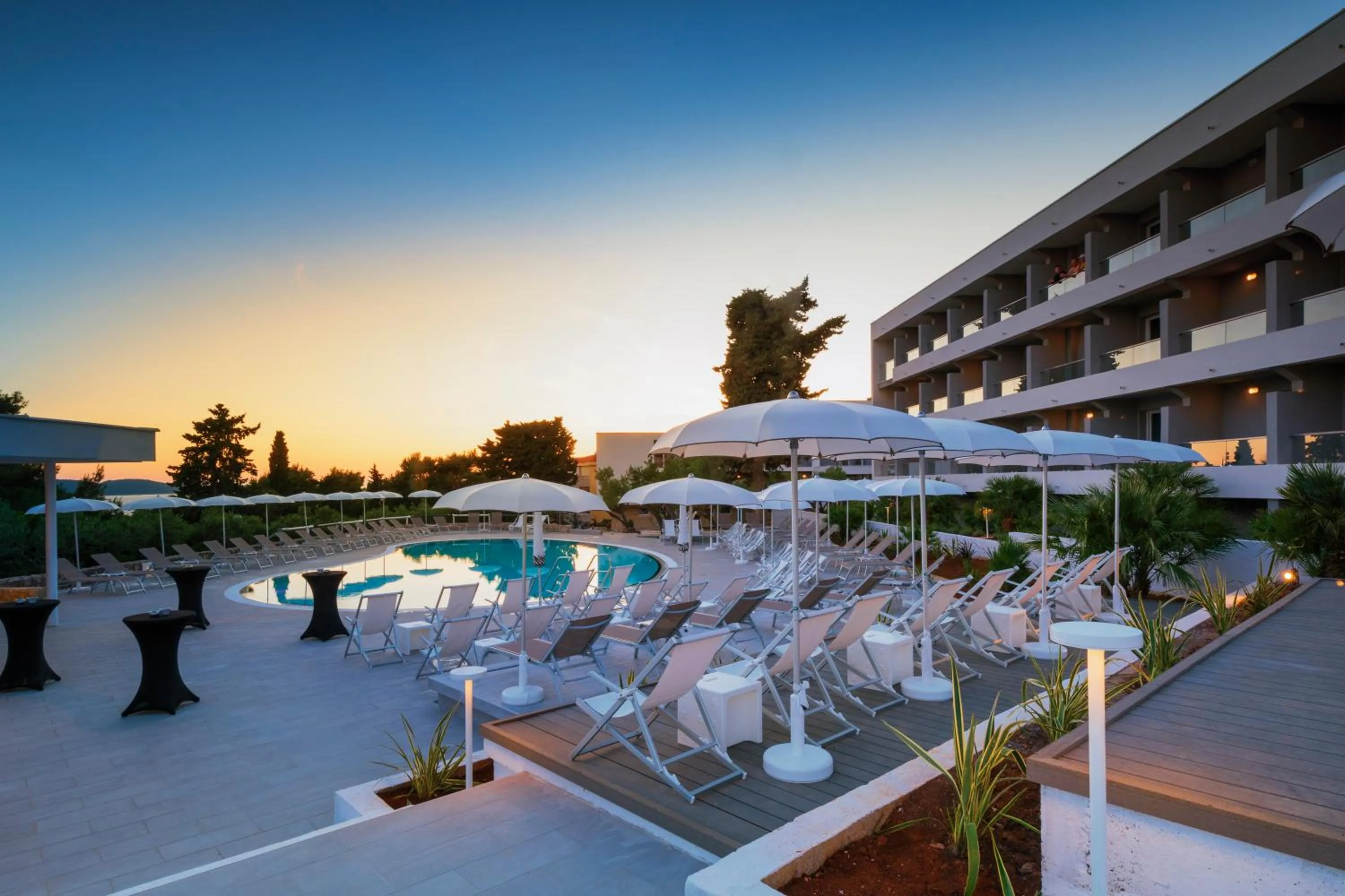 Patio in Pharos Hvar Bayhill Hotel