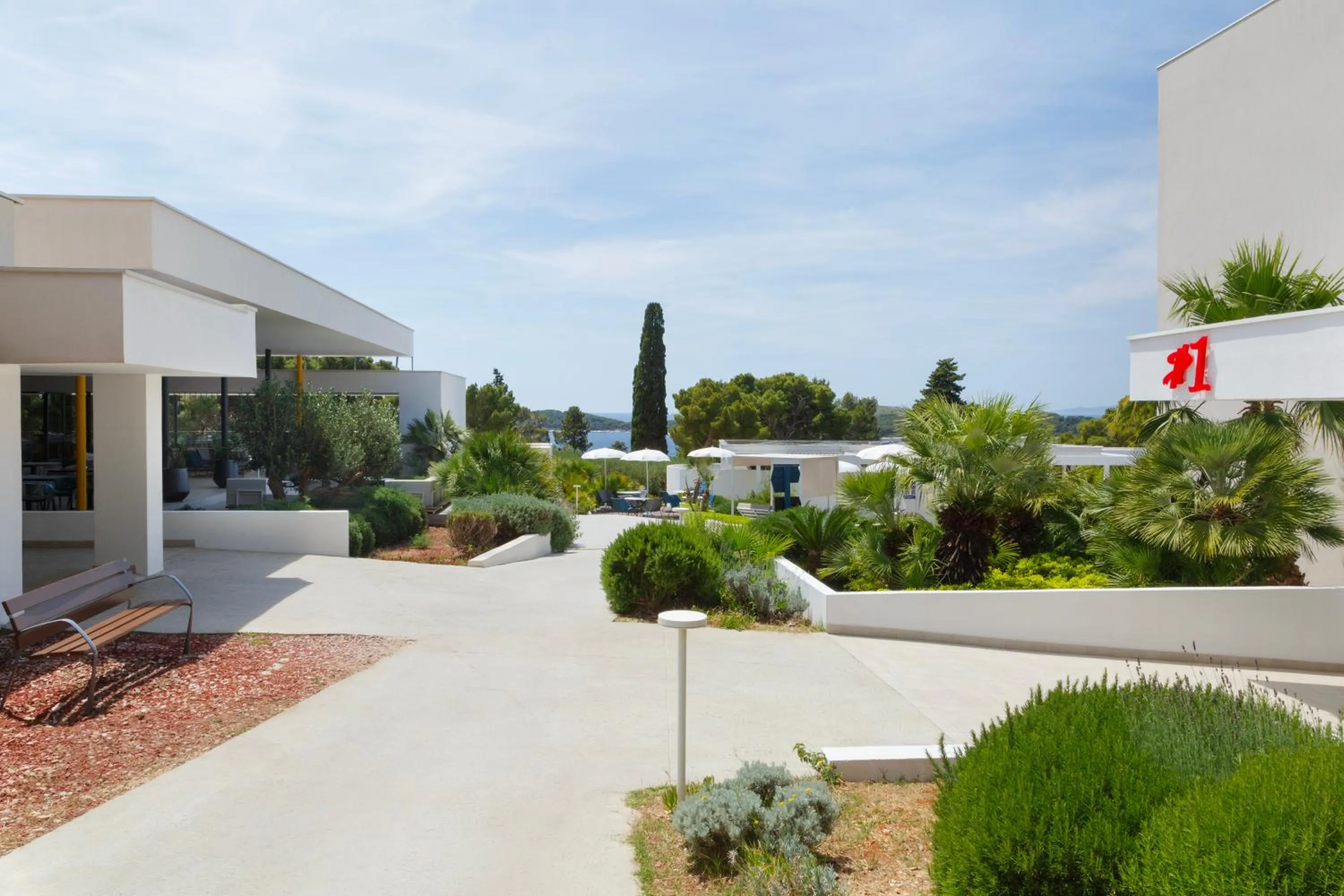 Property building in Pharos Hvar Bayhill Hotel