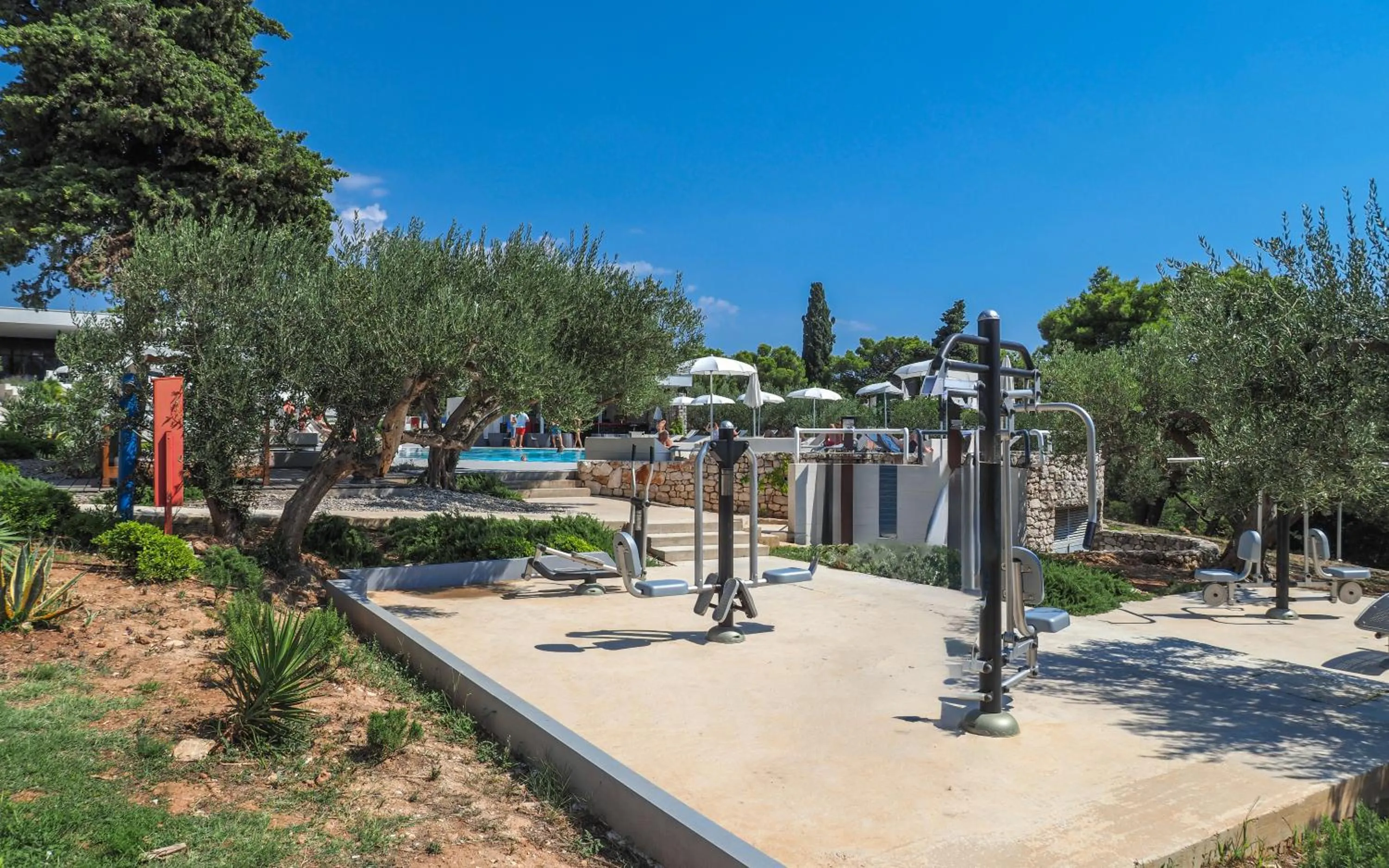 Fitness centre/facilities in Pharos Hvar Bayhill Hotel