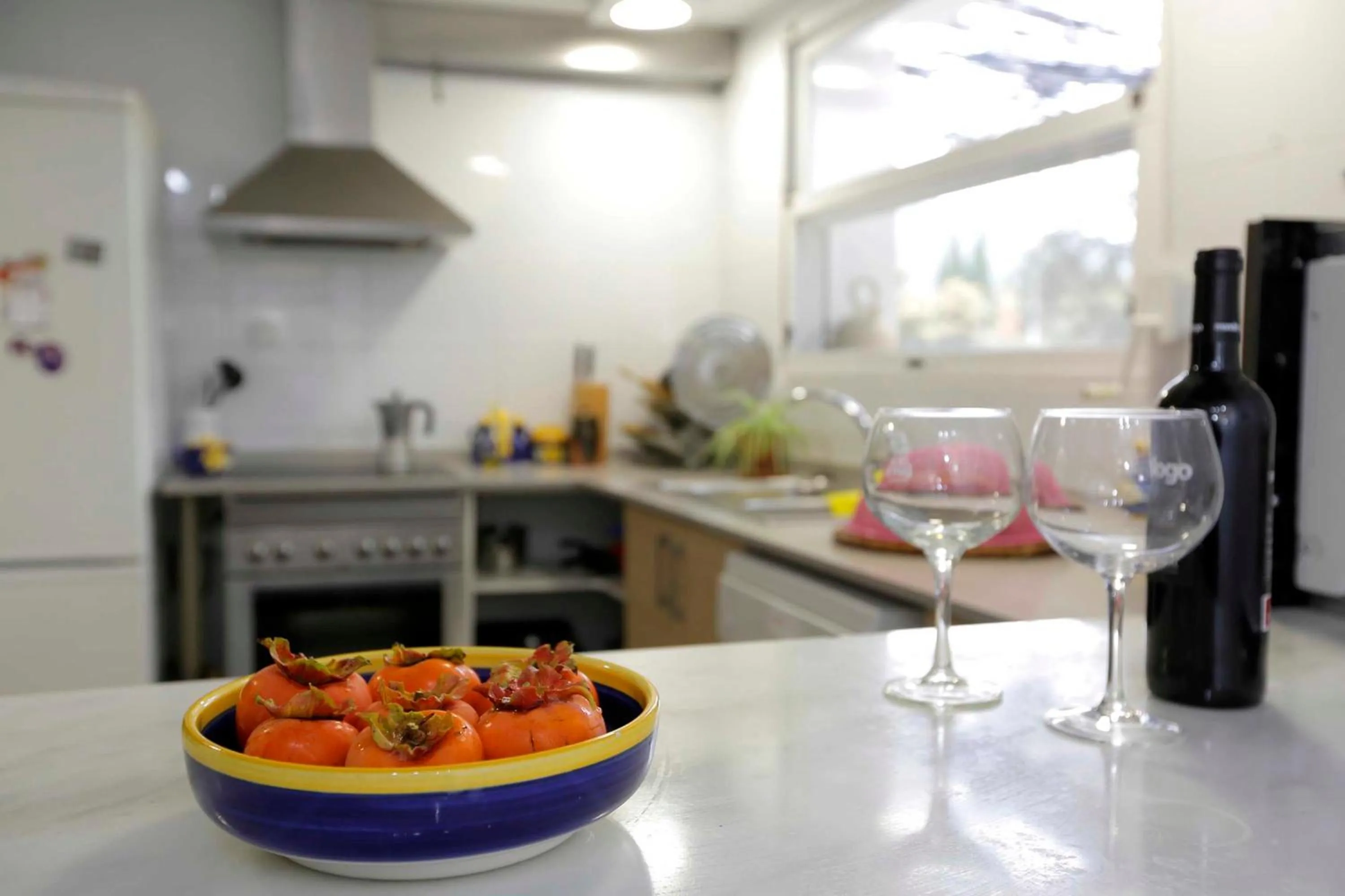Kitchen or kitchenette in El Campillo, casa de campo cerca de la playa