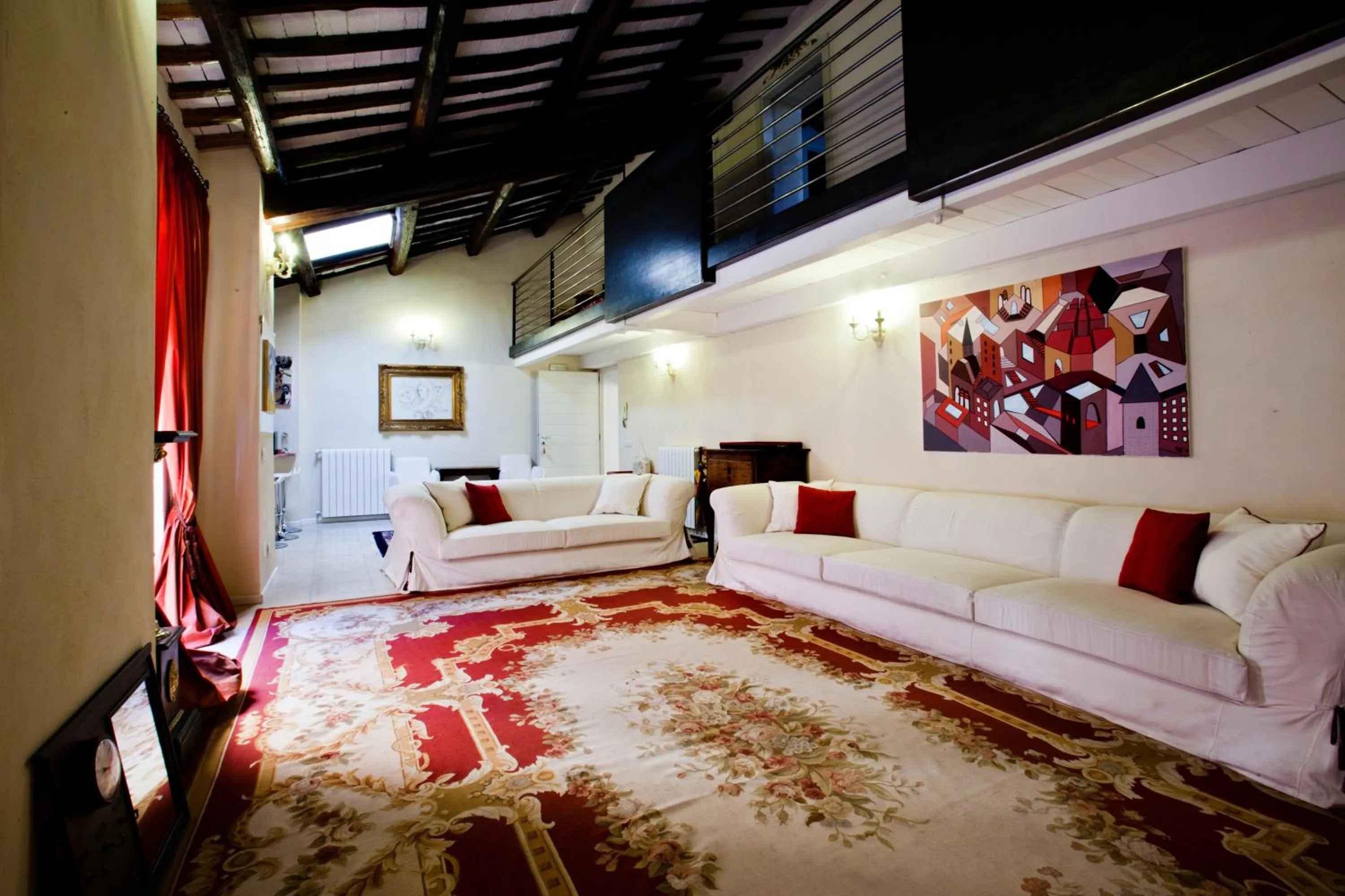 Lobby or reception, Bed in LM Suites Spagna