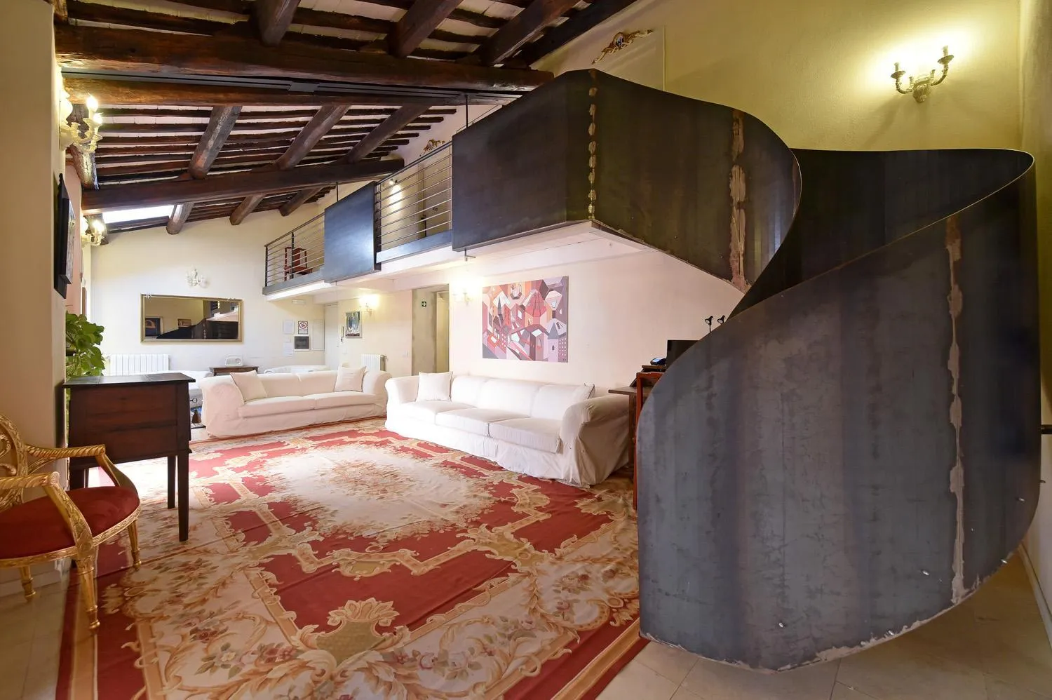 Communal lounge/ TV room, Bed in LM Suites Spagna