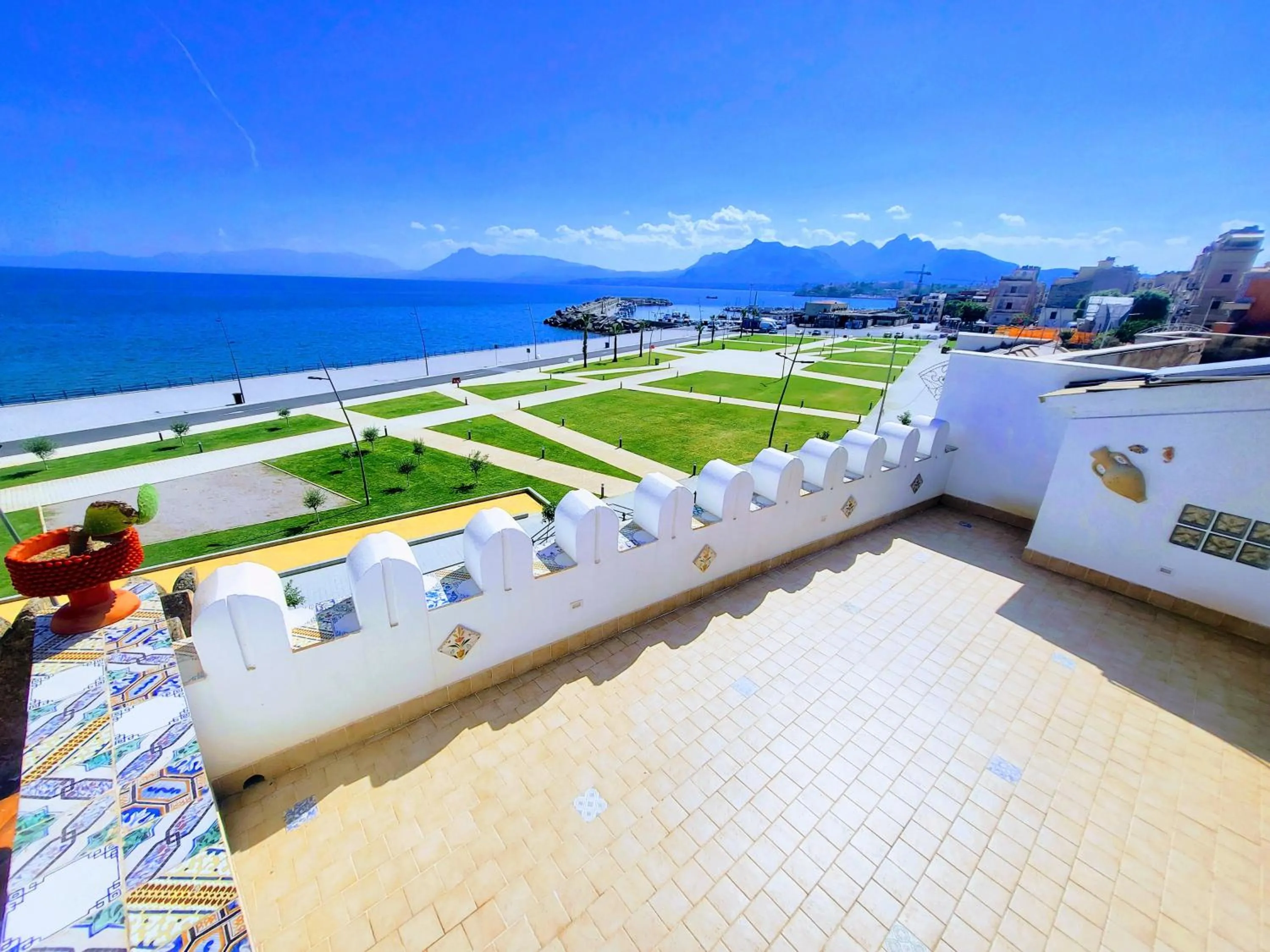 View (from property/room) in Seafront House Gabbiano Azzurro