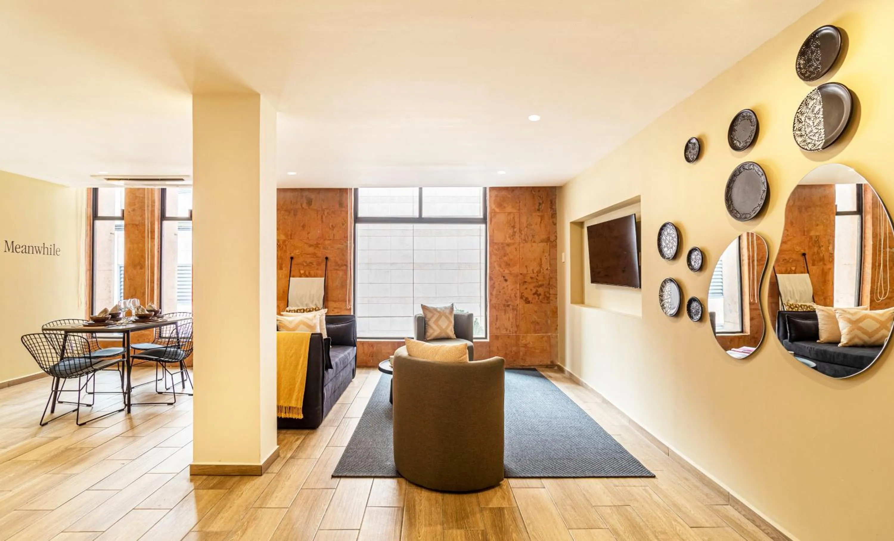 Seating area in Grand Chapultepec Residencial