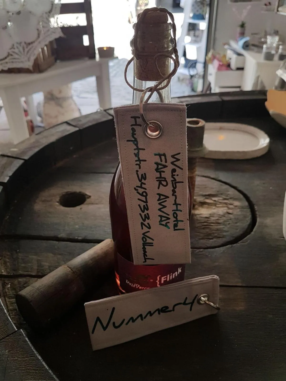 Decorative detail in Hotel - Weinbar FAHR AWAY