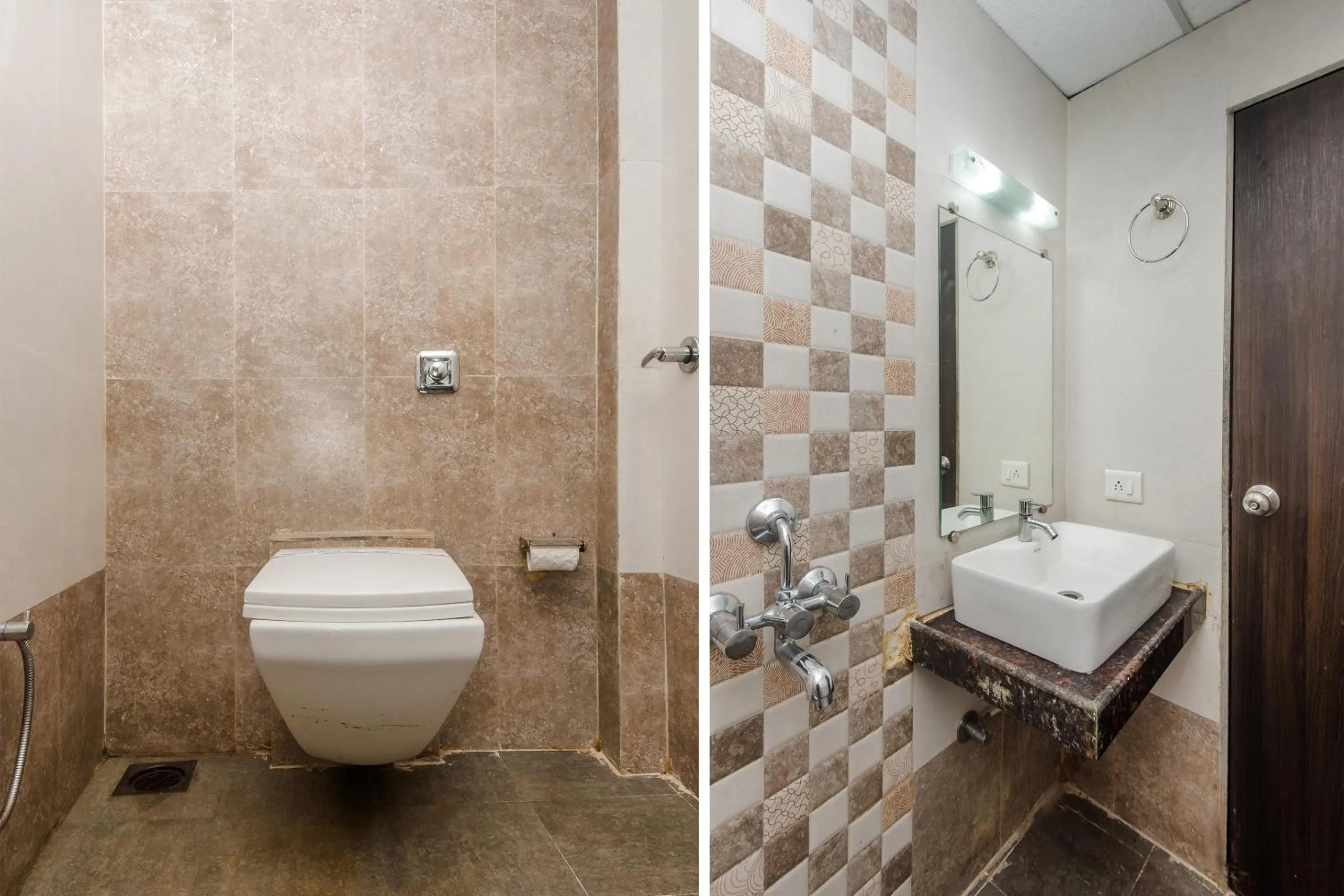 Bathroom in Hotel O Alfa Grand Near Chhatrapati Shivaji International Airport