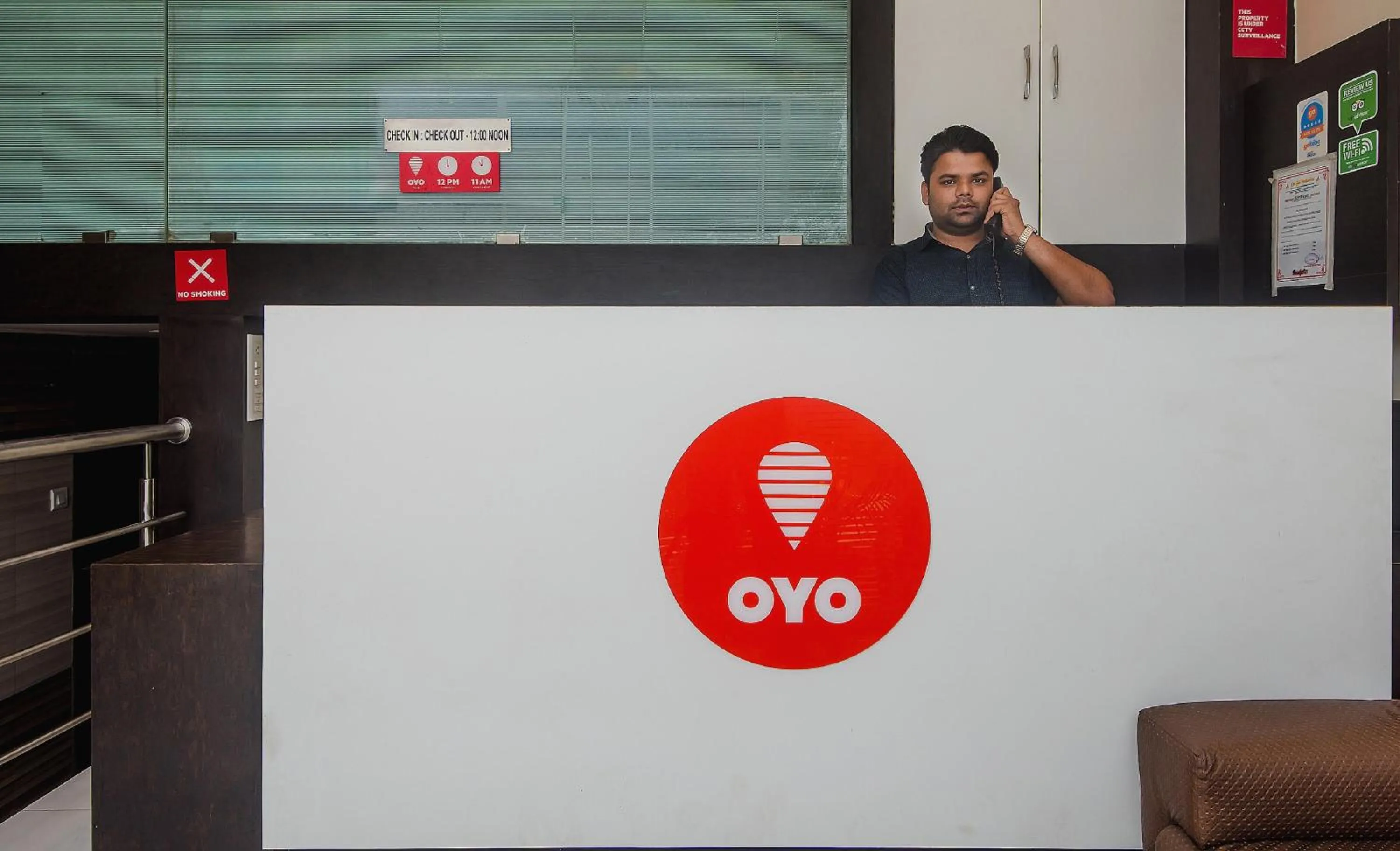 Lobby or reception in Hotel O Alfa Grand Near Chhatrapati Shivaji International Airport