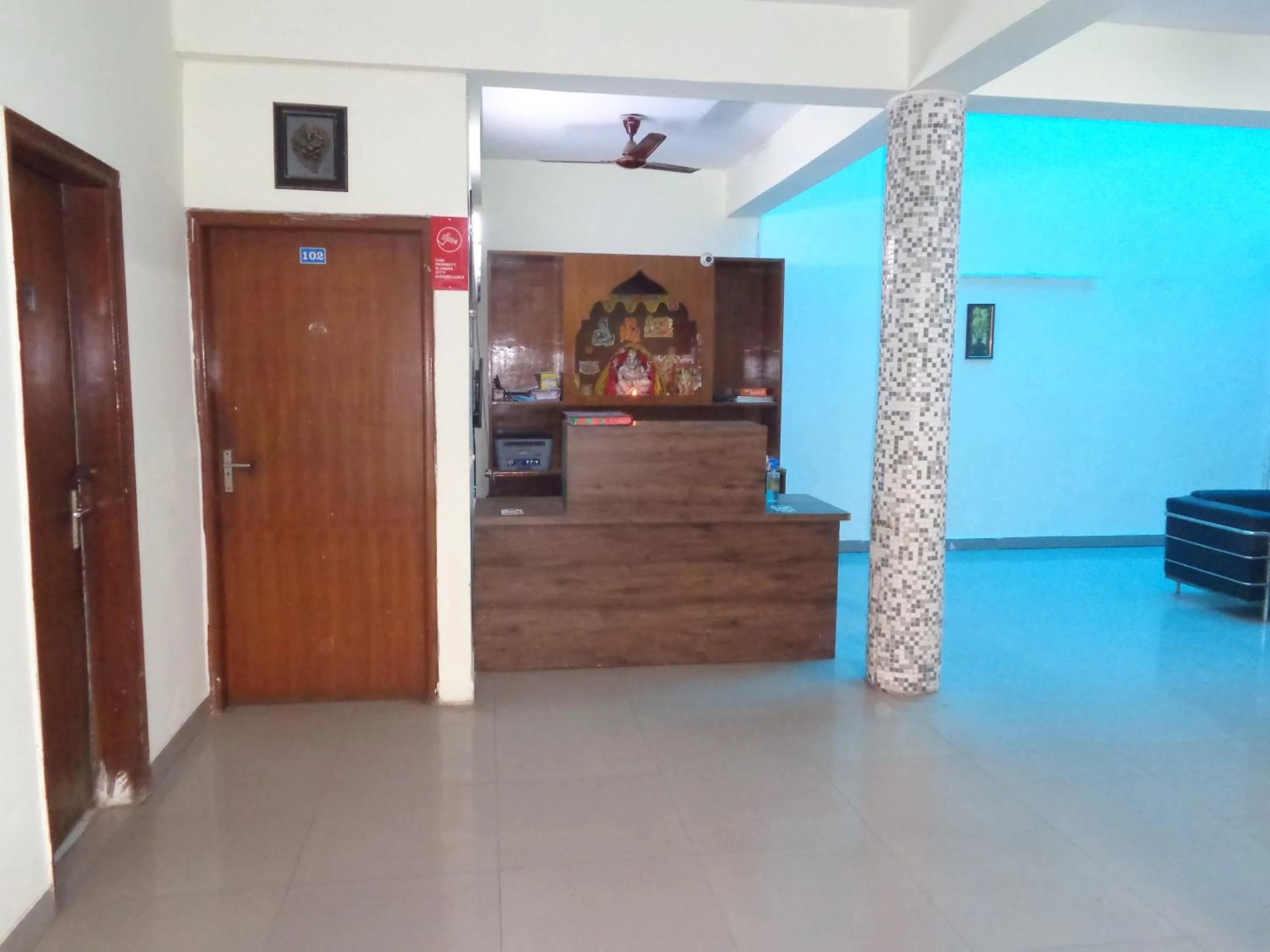 Lobby or reception in Hotel Akash Palace