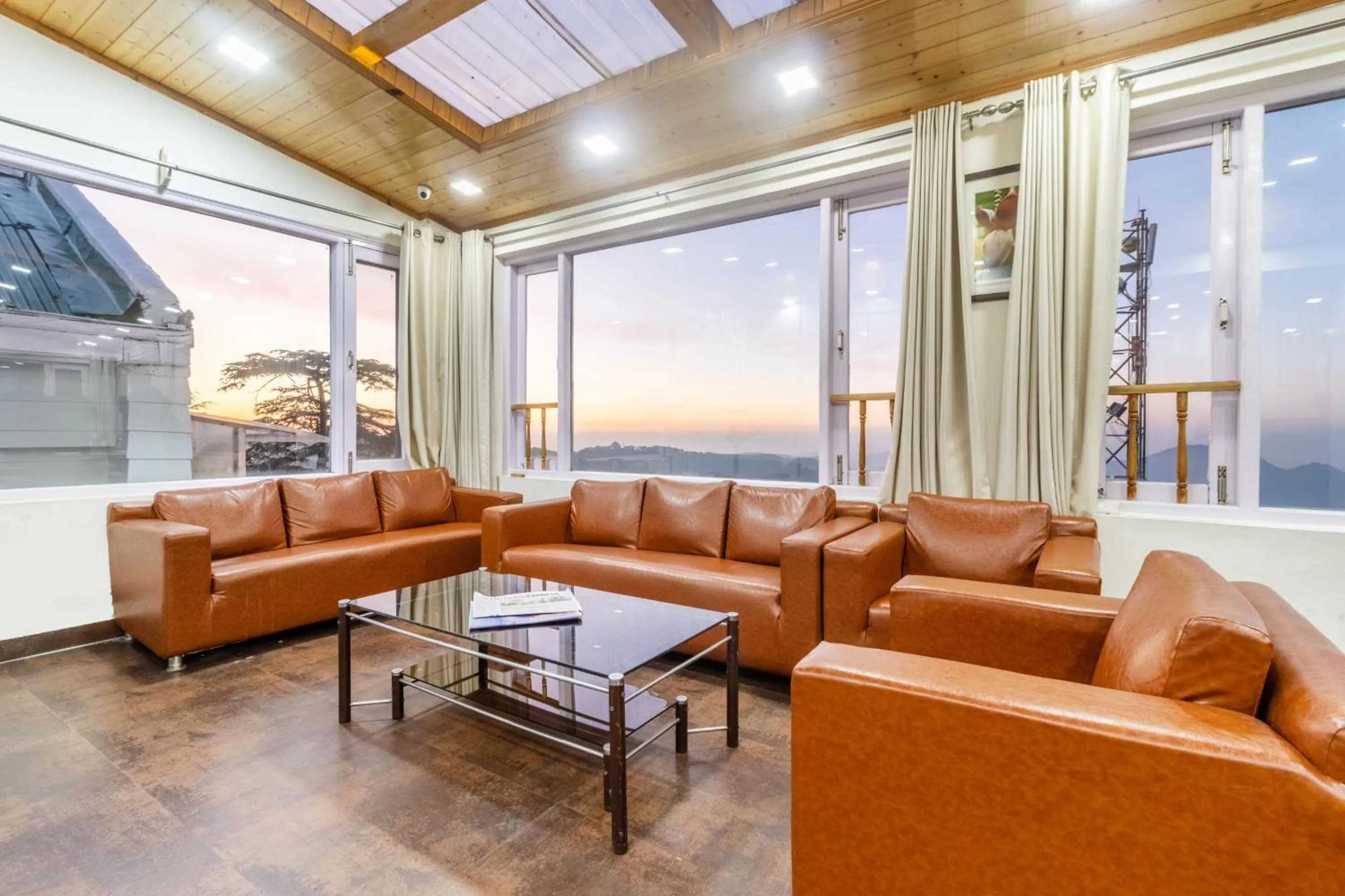 Seating area in Treebo Maharaja, Near Mall Road