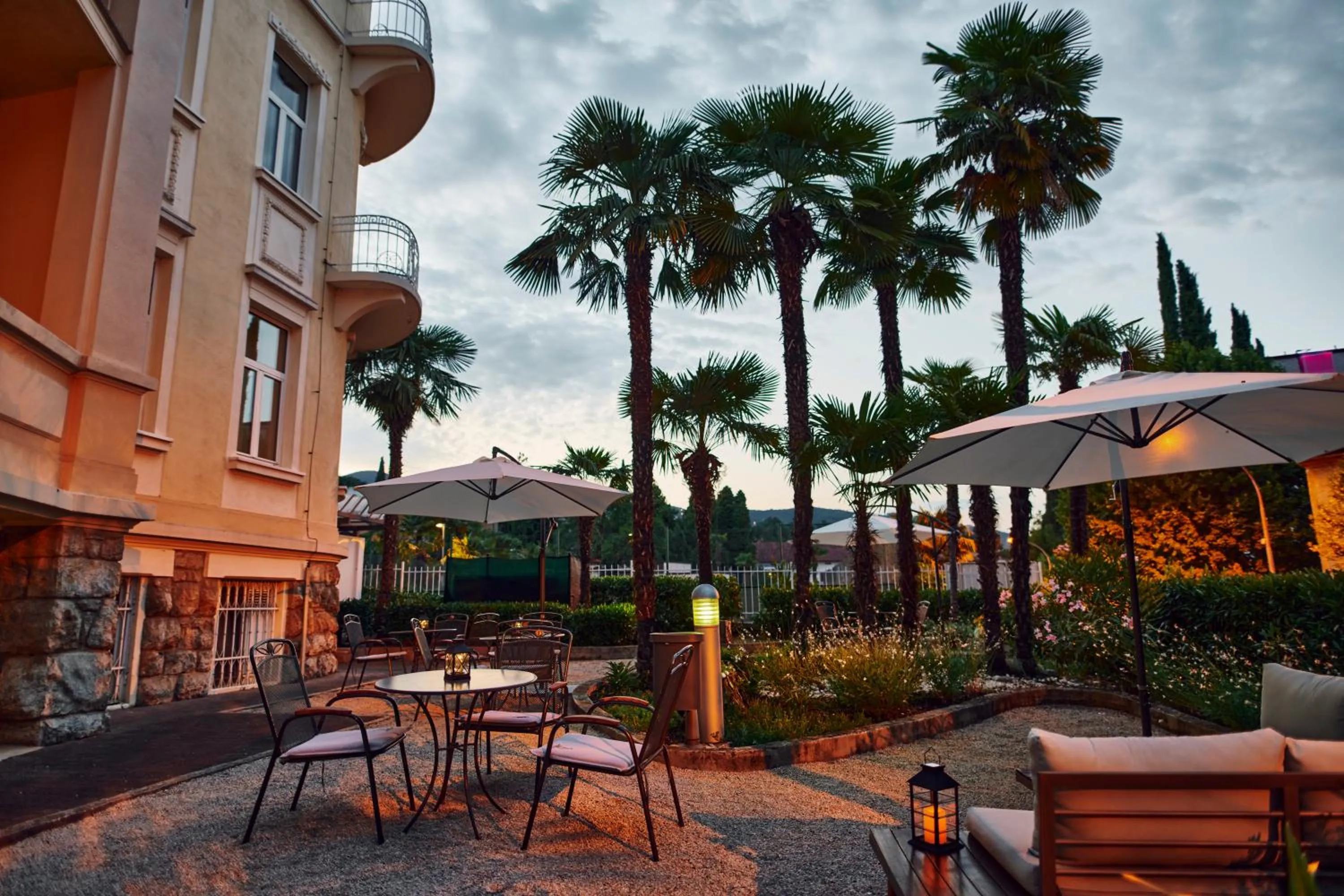 Garden in Hotel Villa Eugenia