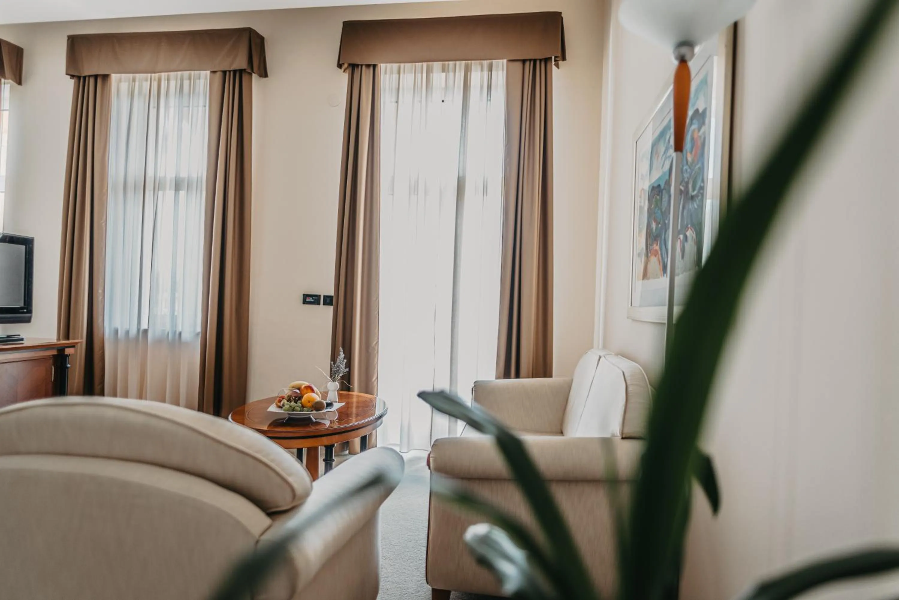 Seating area in Hotel Villa Eugenia