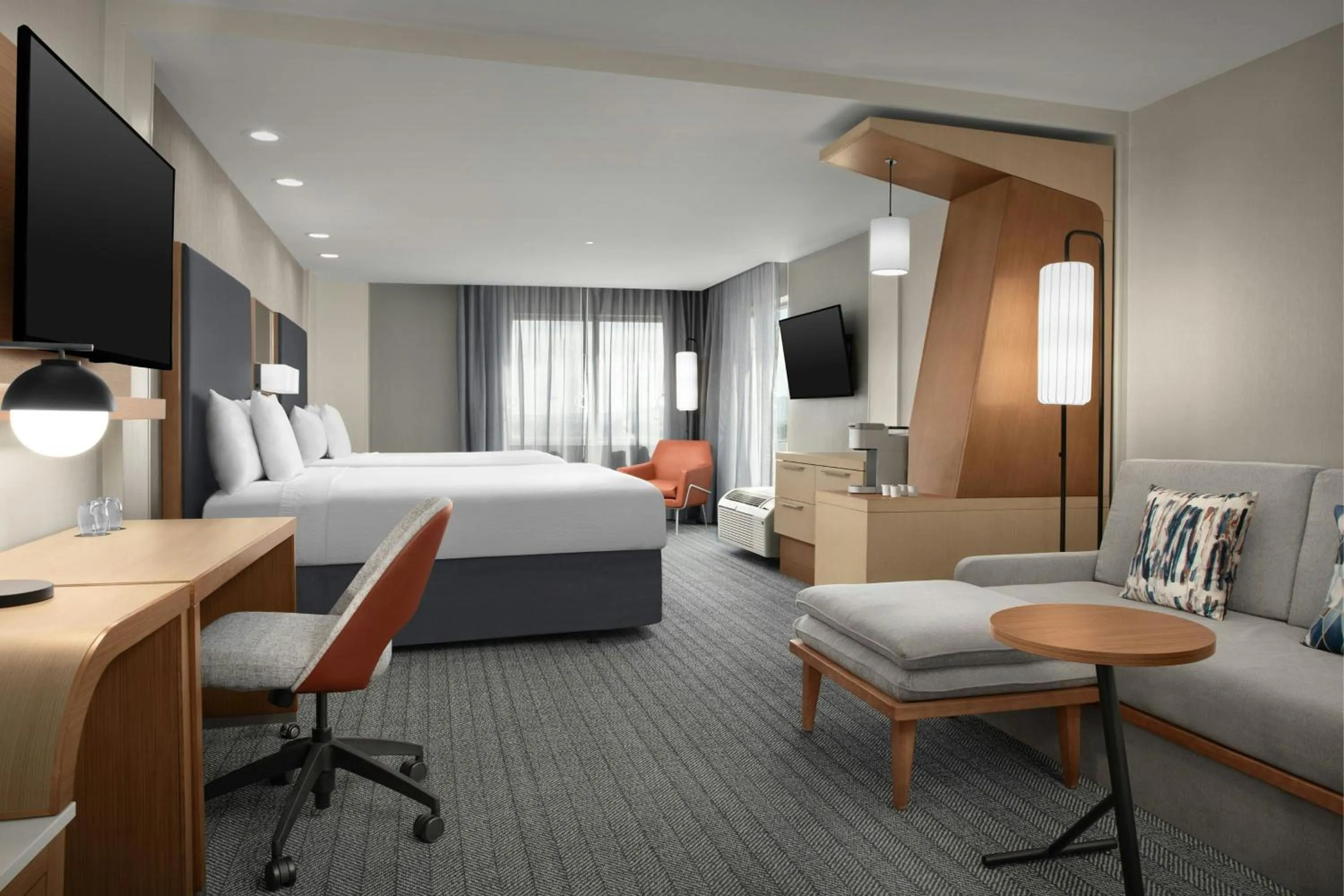 Photo of the whole room, Bed in Courtyard by Marriott El Paso East/I-10