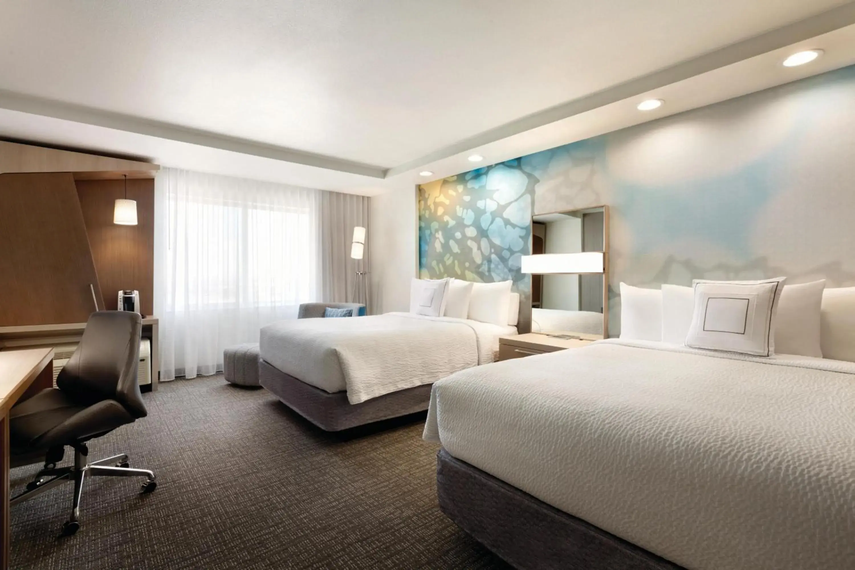 Queen Room with Two Queen Beds - Hearing Accessible in Courtyard by Marriott El Paso East/I-10 Queen Room with Two Queen Beds - Hearing Accessible in Courtyard by Marriott El Paso East/I-10