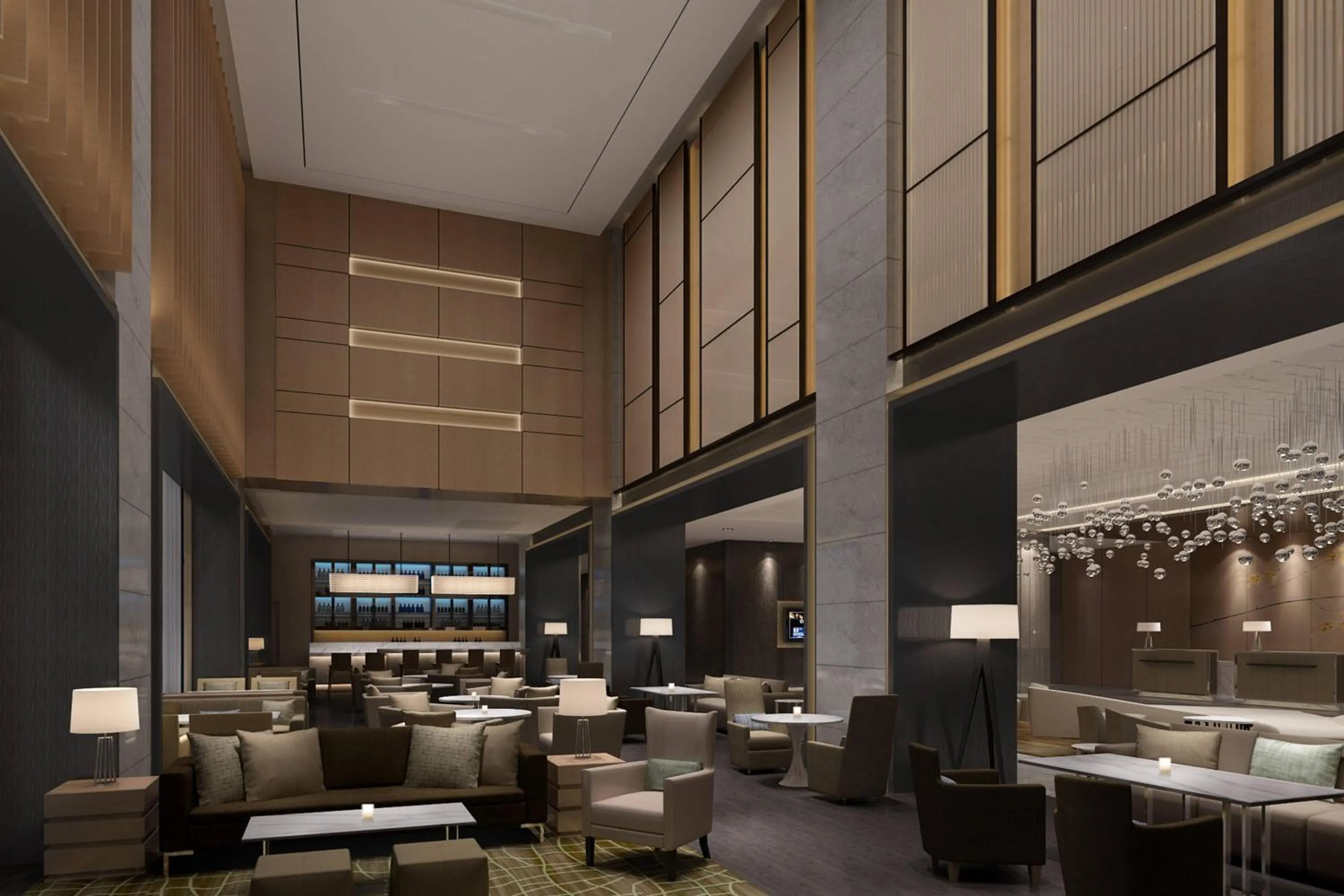 Lounge or bar in Courtyard by Marriott Xinchang